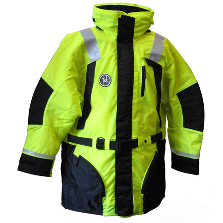 First Watch AC - 1100 Flotation Coat - Hi - Vis Yellow - Small - Get Tight Gear