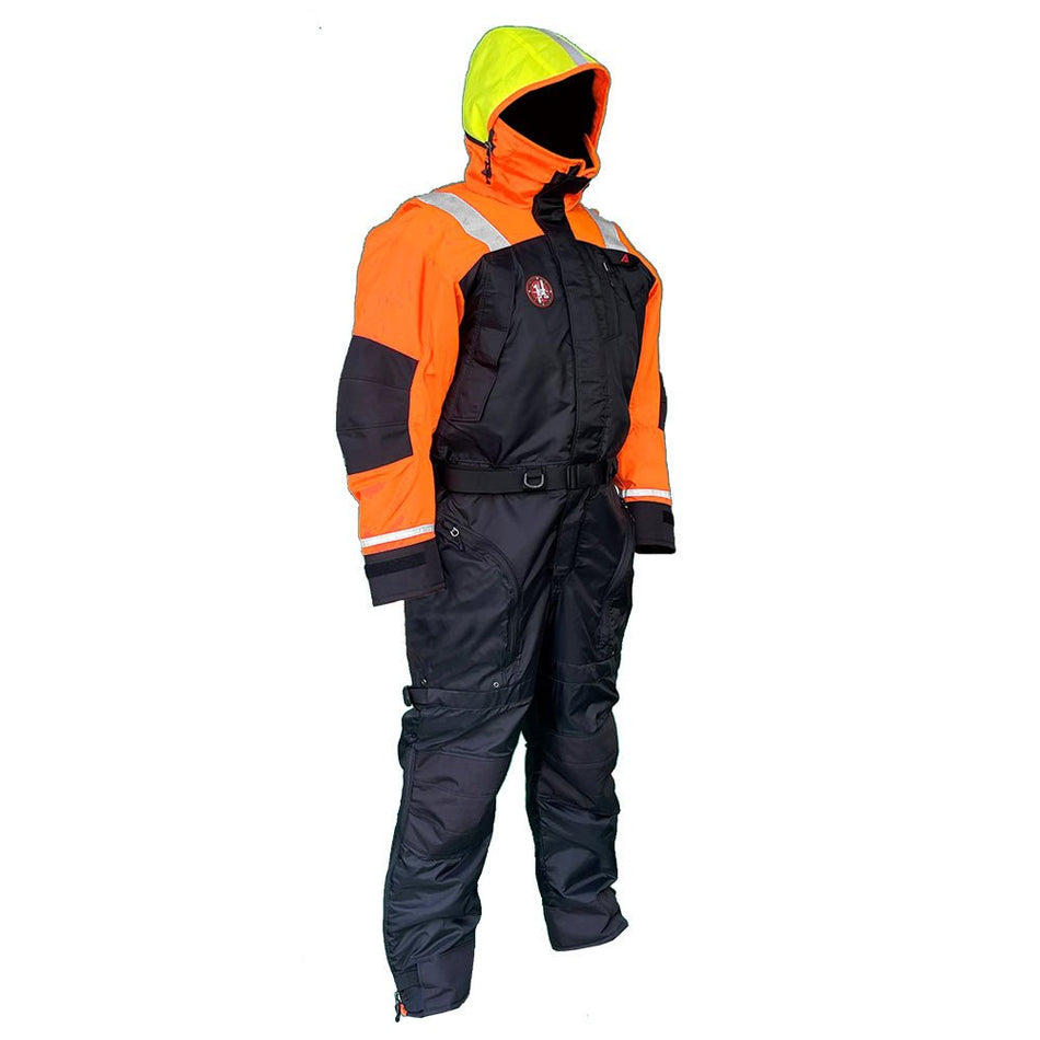 First Watch Anti - Exposure Suit Hi - Vis - Orange/Black - XL - Get Tight Gear