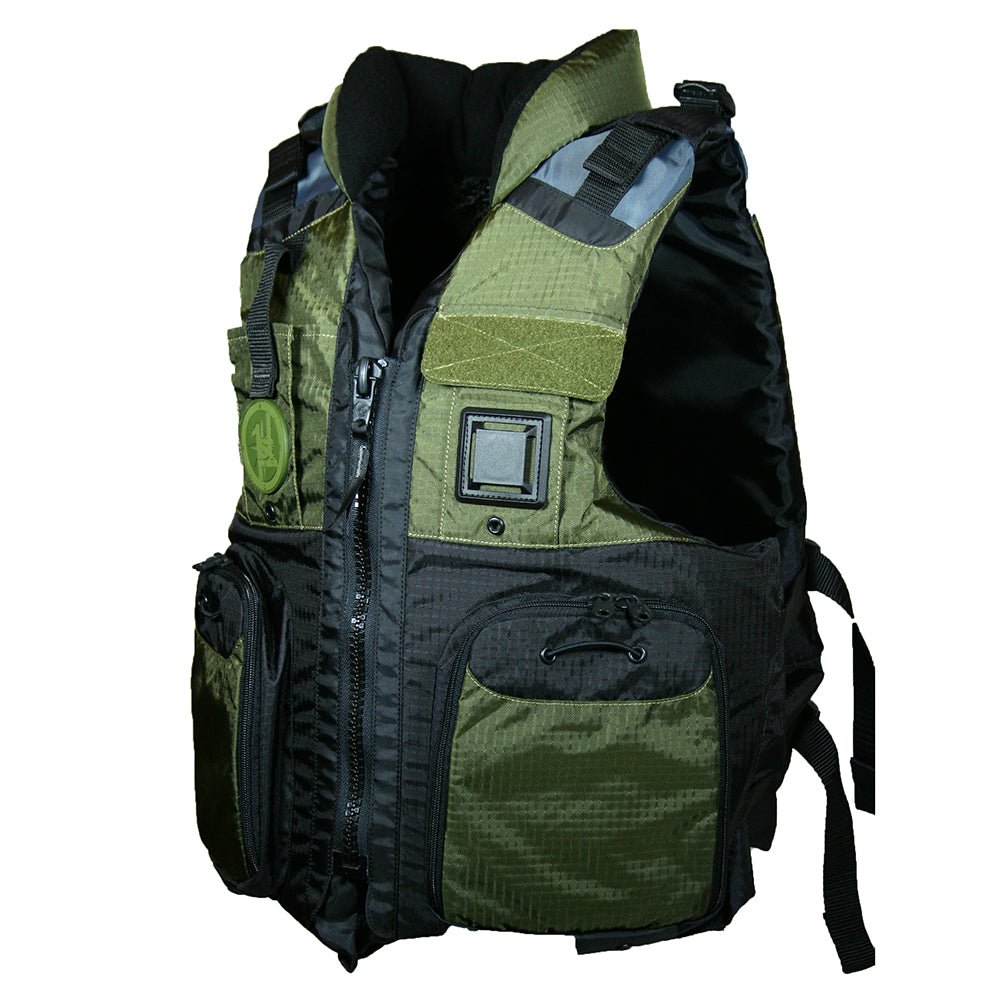 First Watch AV - 800 Four Pocket Flotation Vest - OD Green - Large to XL - Get Tight Gear