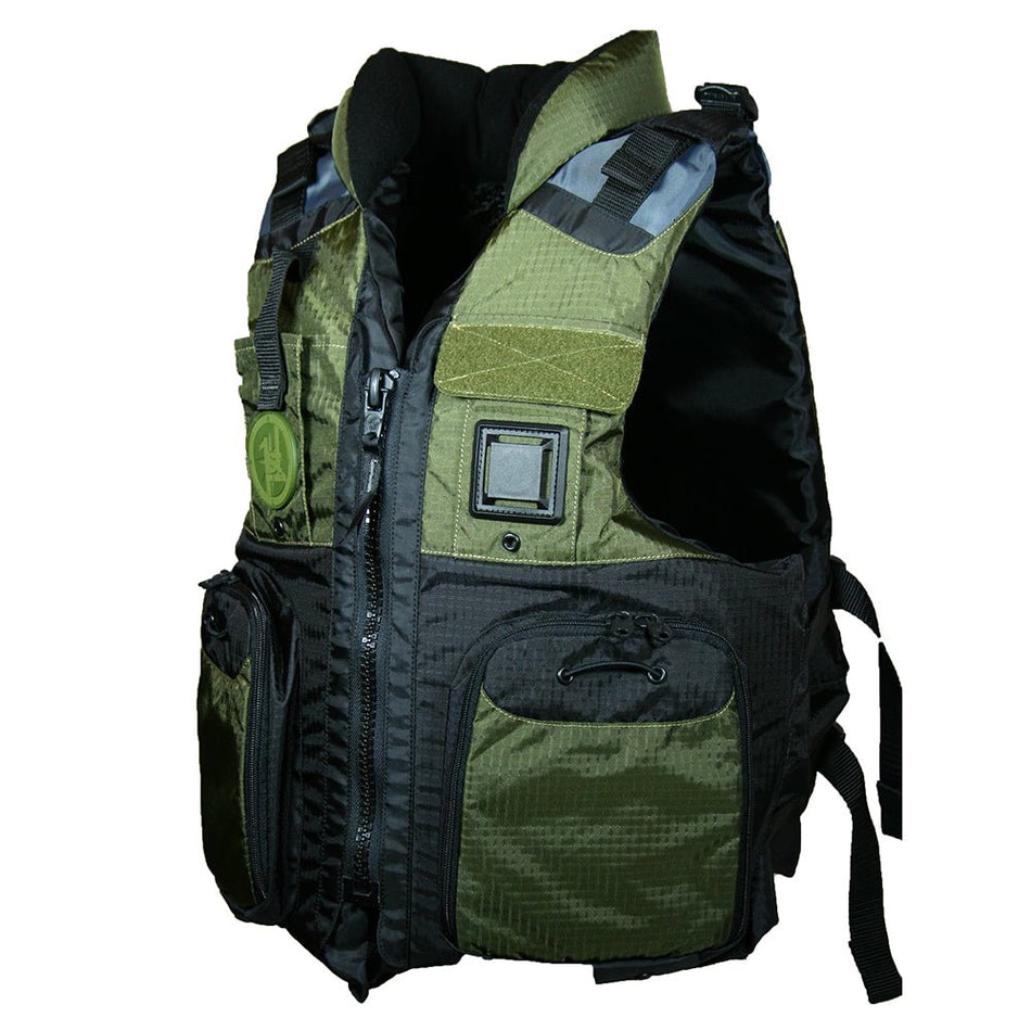 First Watch AV - 800 Four Pocket Flotation Vest - OD Green - Small to Medium - Get Tight Gear