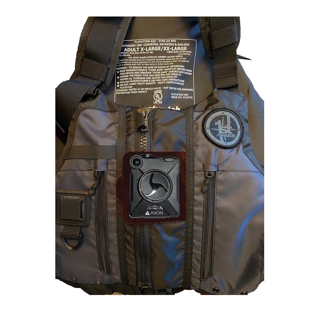 First Watch Body Cam Flap f/AV - 1000 Kayak Style Duty PFDs - Get Tight Gear