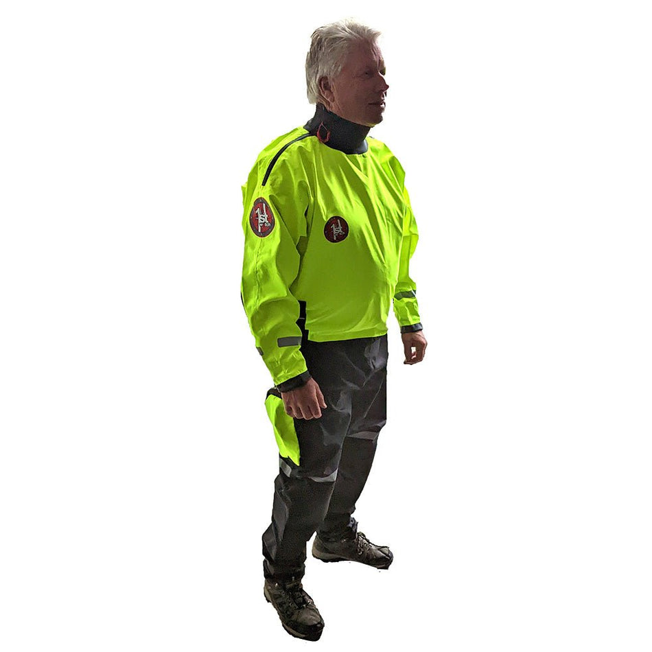 First Watch Emergency Flood Response Suit - Hi - Vis Yellow - S/M - Get Tight Gear