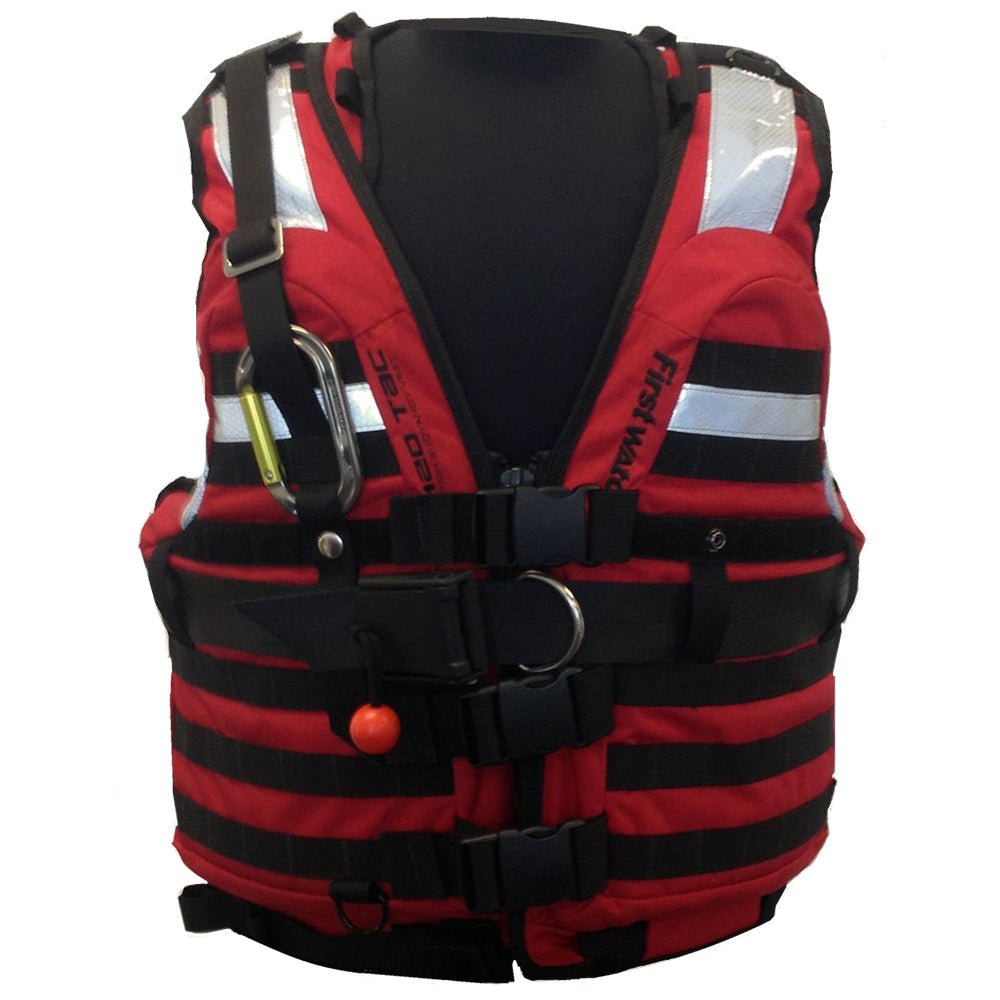 First Watch HBV - 100 High Buoyancy Rescue Vest - Red - Medium to XL - Get Tight Gear