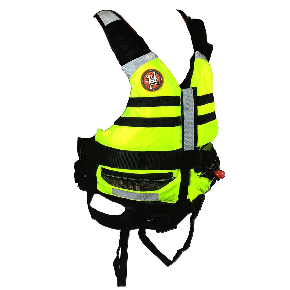 First Watch SWV - 100 Rescue Swimmers' Vest - Hi - Vis Yellow - Get Tight Gear