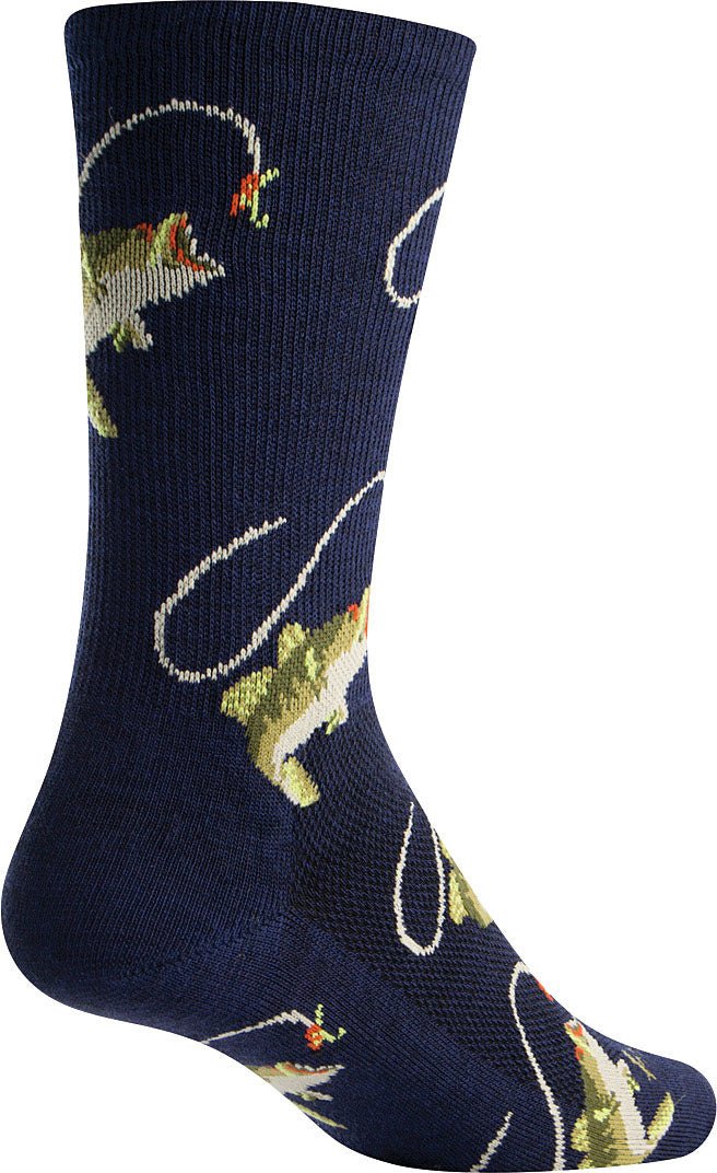 Fish On 6" Wool Crew Lg/X L - Get Tight Gear