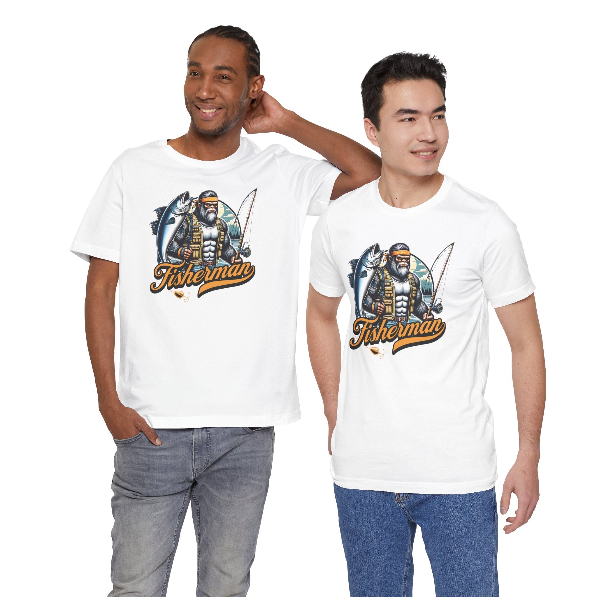 Fisherman Graphic Tee for Fishing Enthusiasts - Get Tight Gear