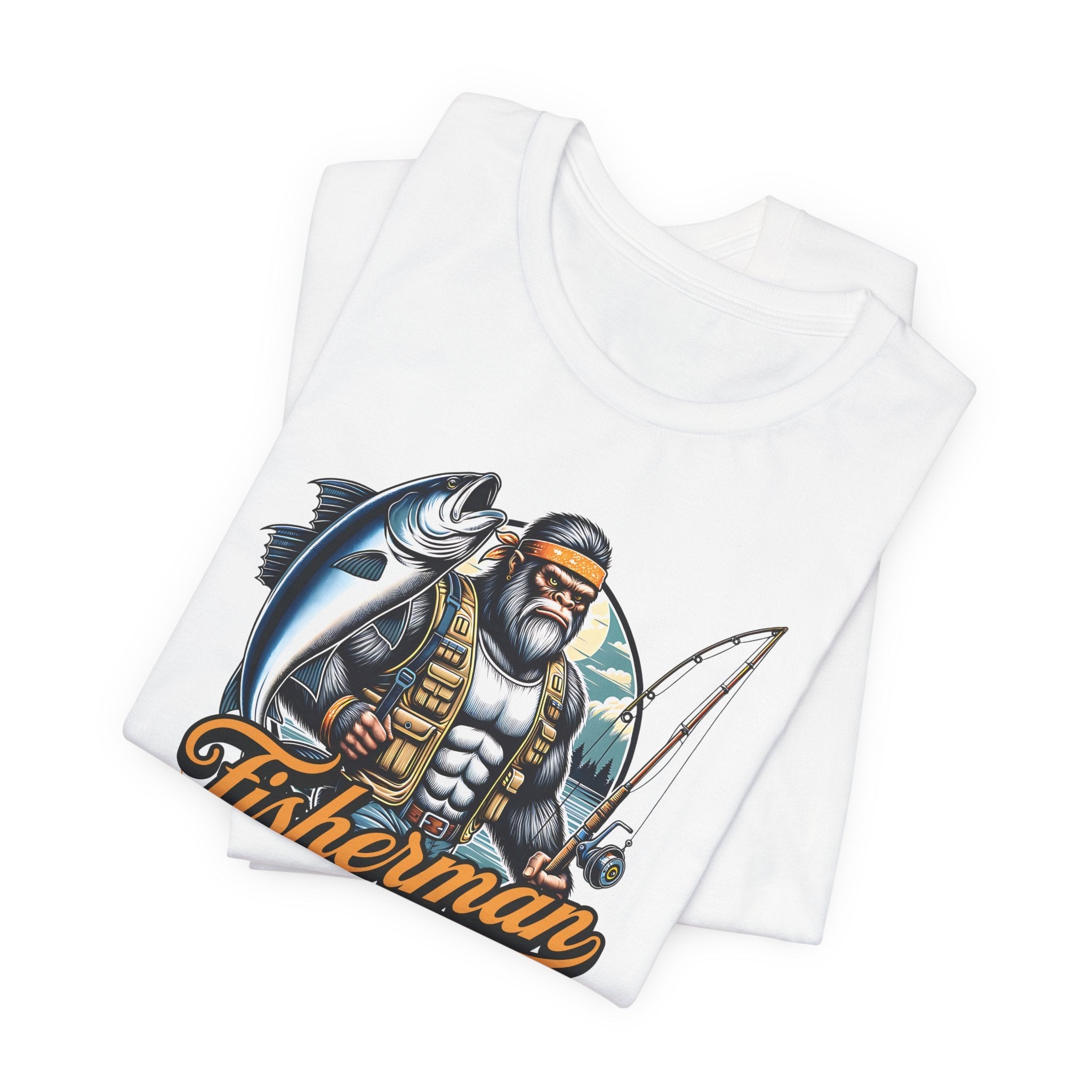 Fisherman Graphic Tee for Fishing Enthusiasts - Get Tight Gear