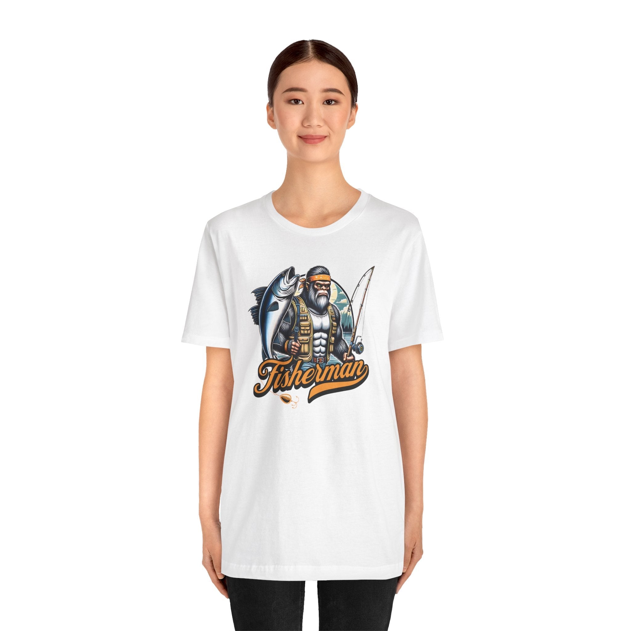 Fisherman Graphic Tee for Fishing Enthusiasts - Get Tight Gear
