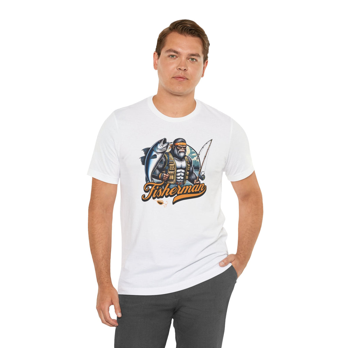 Fisherman Graphic Tee for Fishing Enthusiasts - Get Tight Gear