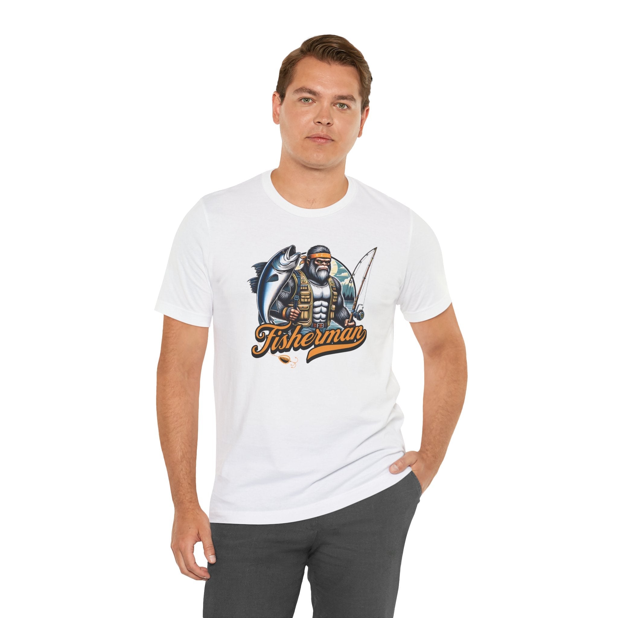 Fisherman Graphic Tee for Fishing Enthusiasts - Get Tight Gear
