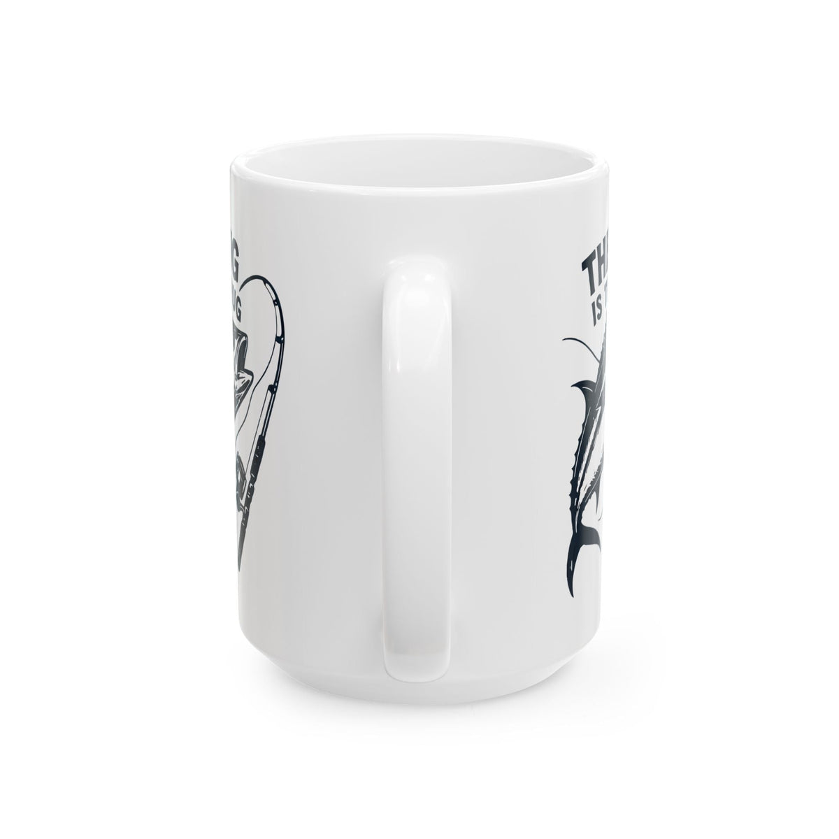 Fishing Enthusiast Ceramic Mug - "The Tug Is The Drug™" - 11oz & 15oz Options - Get Tight Gear