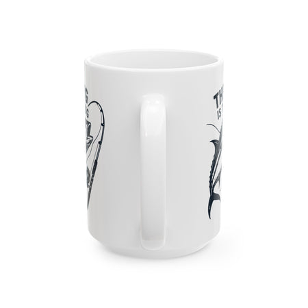 Fishing Enthusiast Ceramic Mug - "The Tug Is The Drug™" - 11oz & 15oz Options - Get Tight Gear