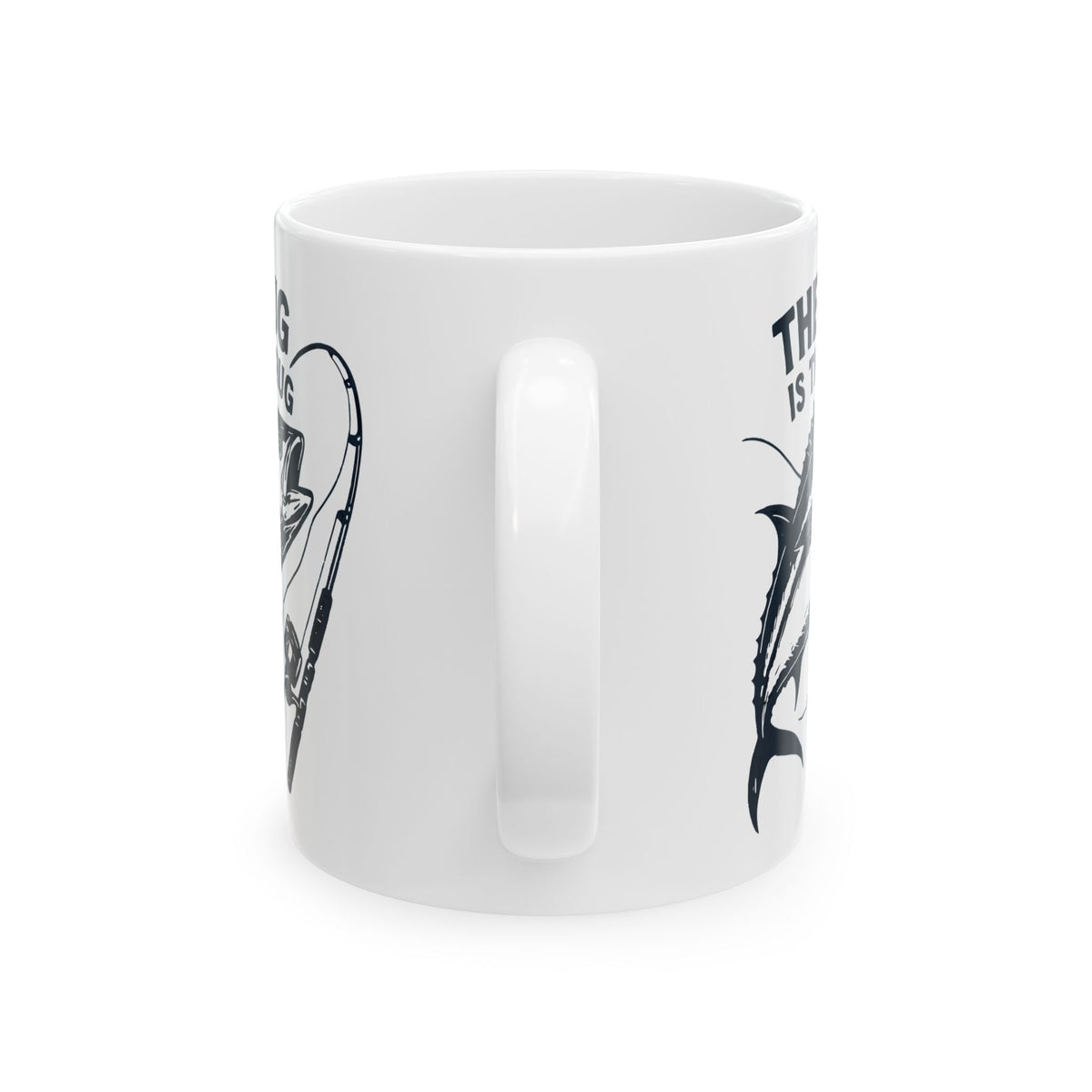 Fishing Enthusiast Ceramic Mug - "The Tug Is The Drug™" - 11oz & 15oz Options - Get Tight Gear