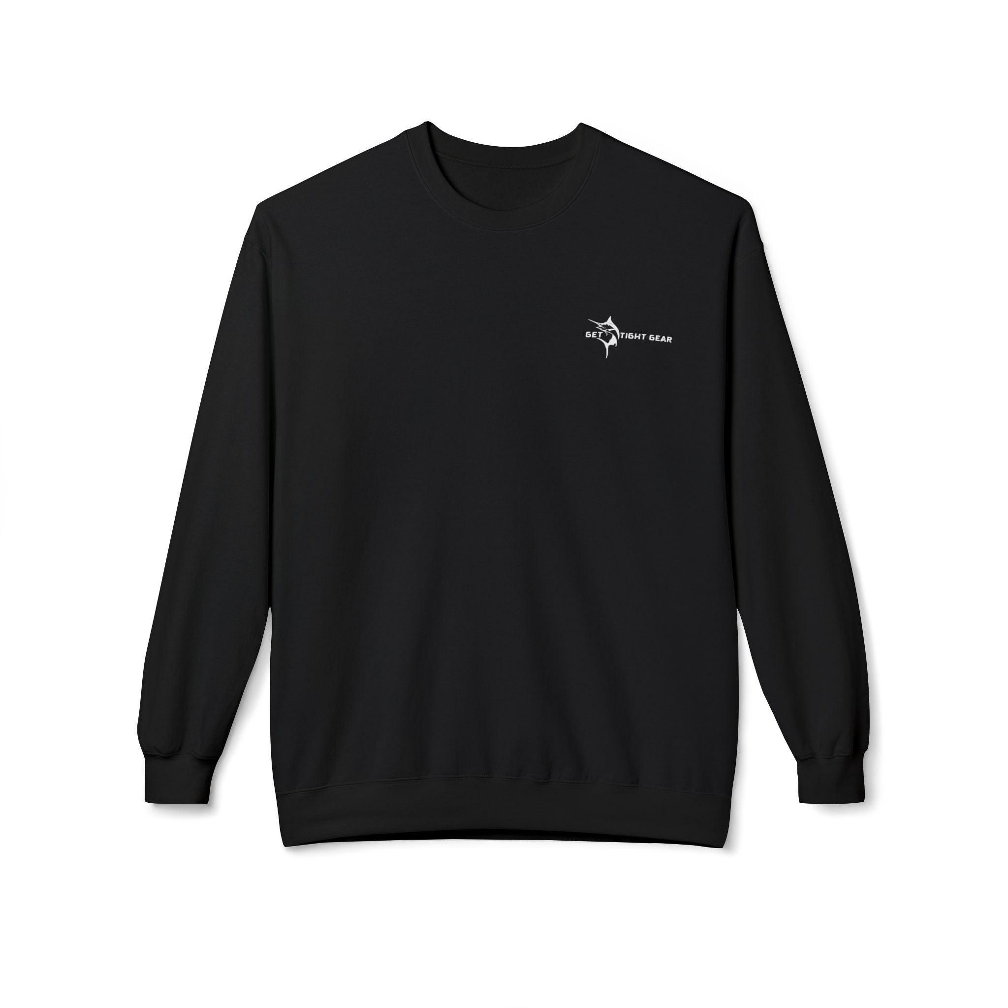 Fishing Enthusiast Crewneck Sweatshirt - 'Born to Fish, Forced to Work' - Get Tight Gear