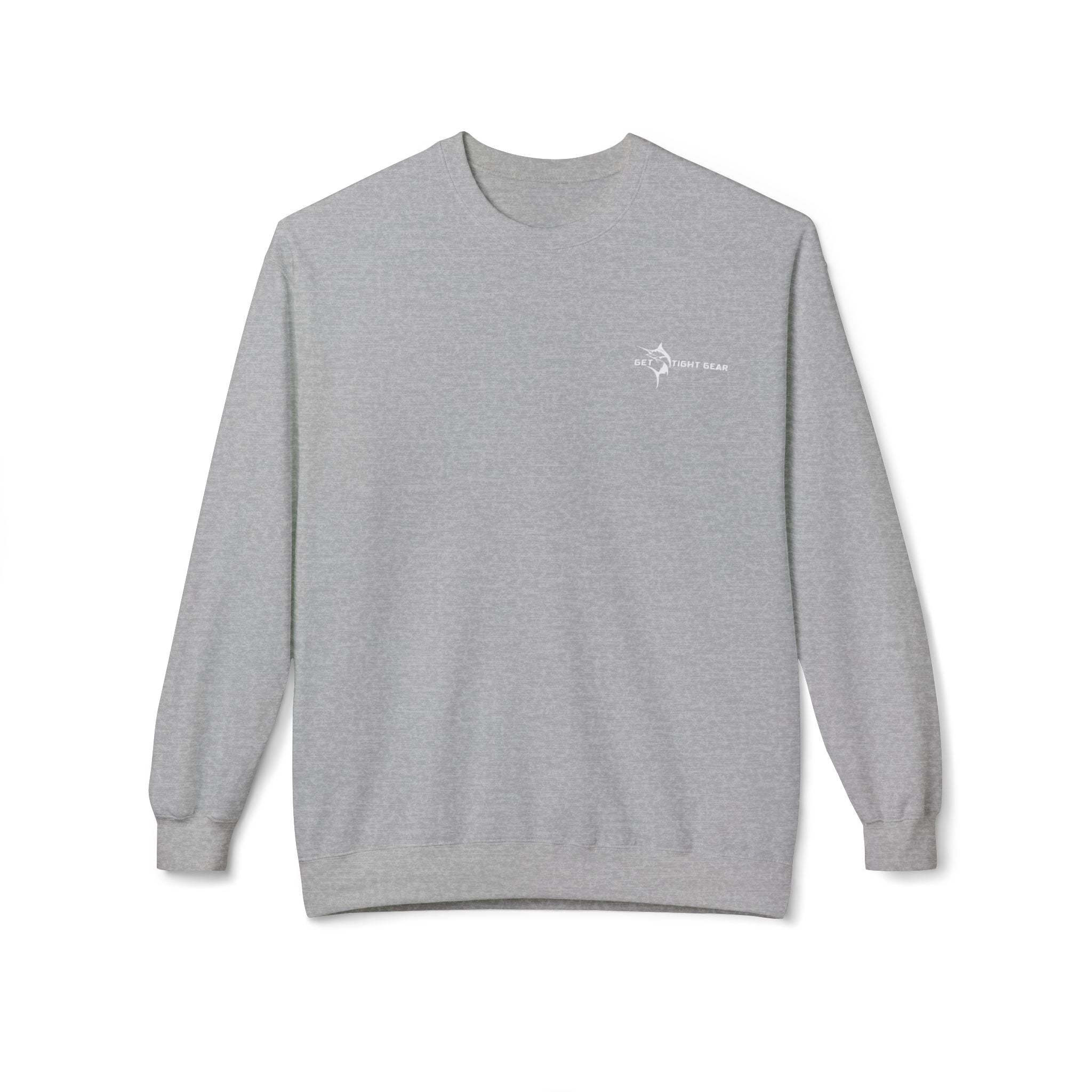 Fishing Enthusiast Crewneck Sweatshirt - 'Born to Fish, Forced to Work' - Get Tight Gear