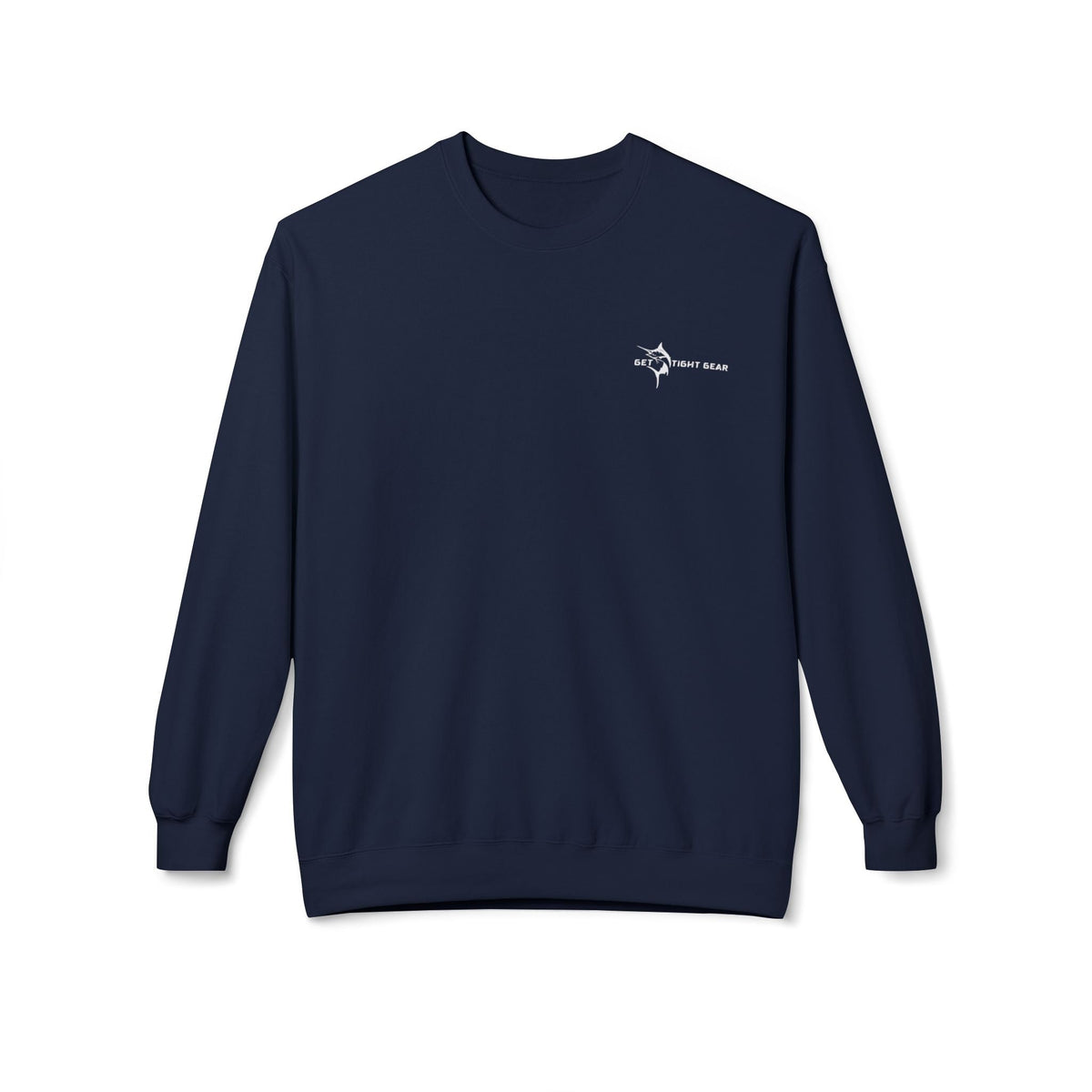 Fishing Enthusiast Crewneck Sweatshirt - 'Born to Fish, Forced to Work' - Get Tight Gear