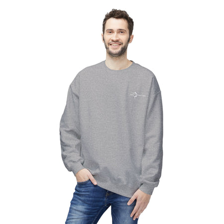 Fishing Enthusiast Crewneck Sweatshirt - 'Born to Fish, Forced to Work' - Get Tight Gear