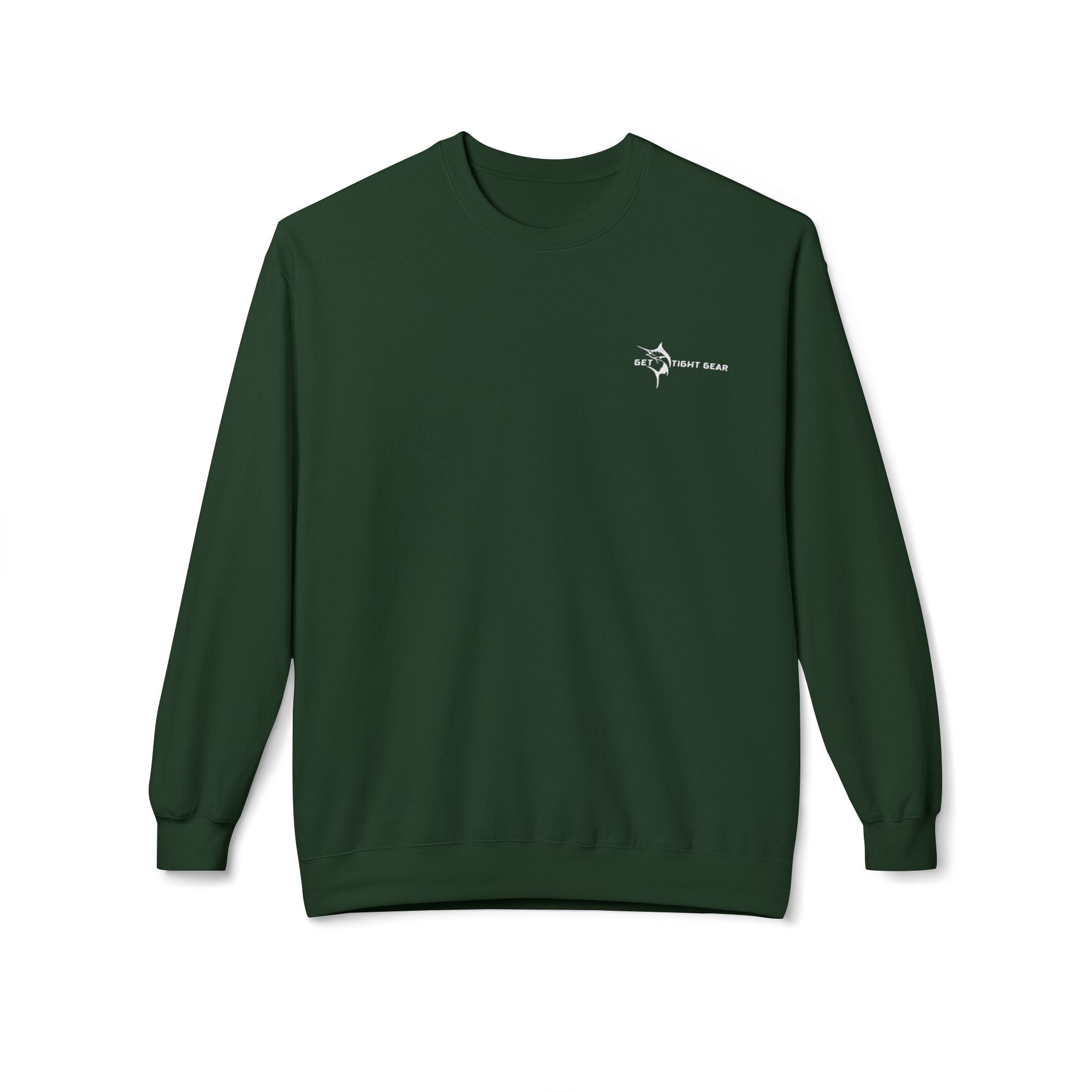 Fishing Enthusiast Crewneck Sweatshirt - 'Born to Fish, Forced to Work' - Get Tight Gear