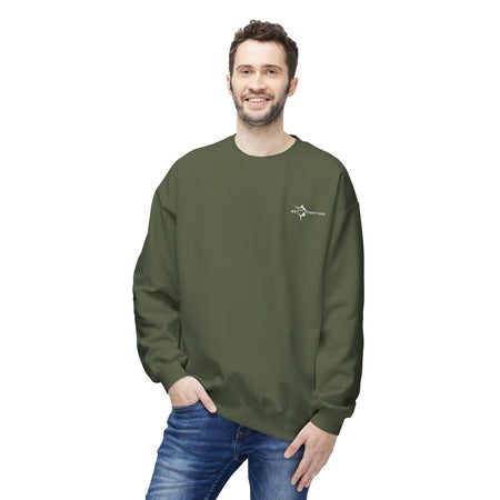 Fishing Enthusiast Crewneck Sweatshirt - 'Born to Fish, Forced to Work' - Get Tight Gear