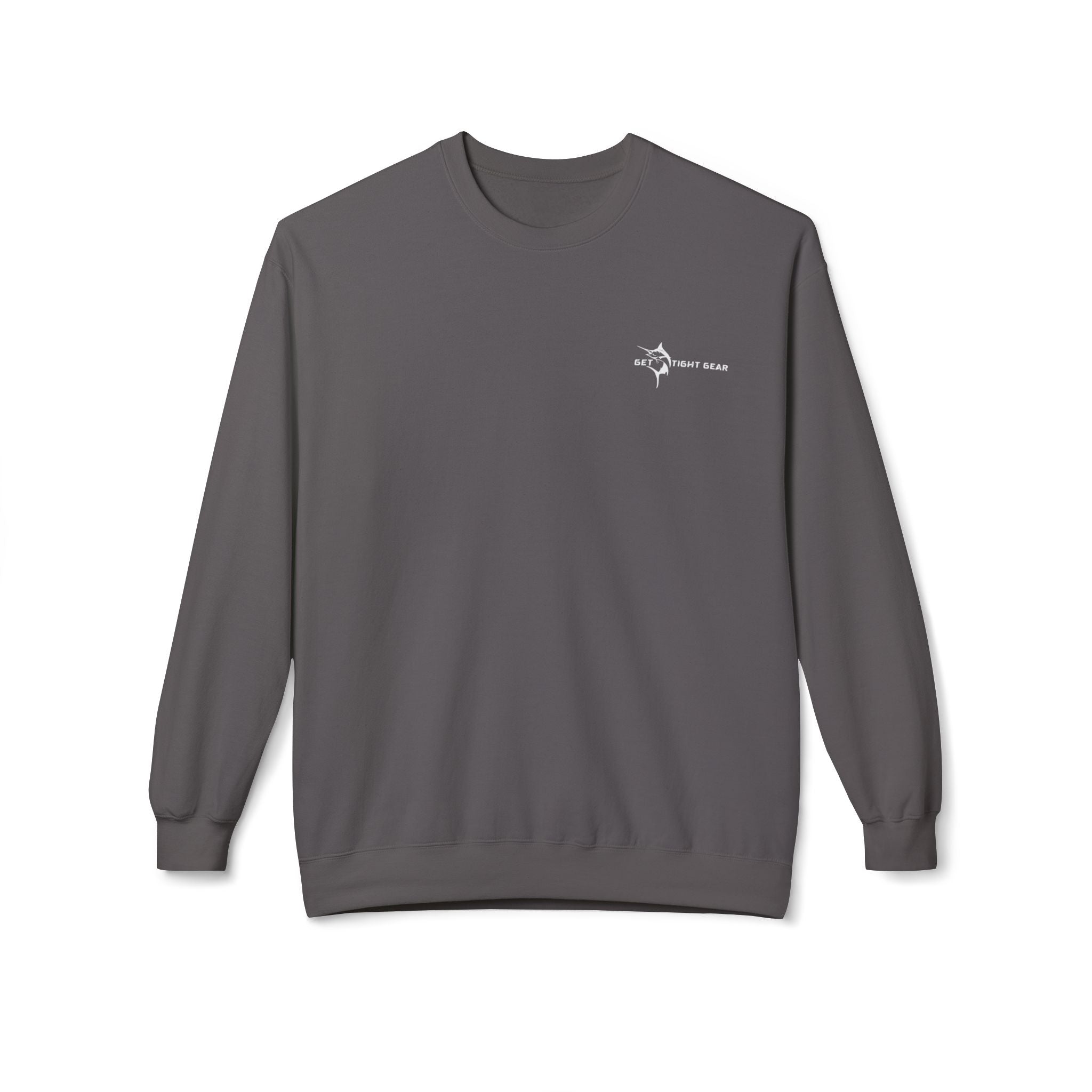 Fishing Enthusiast Crewneck Sweatshirt - 'Born to Fish, Forced to Work' - Get Tight Gear