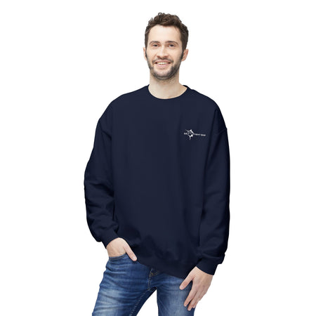 Fishing Enthusiast Crewneck Sweatshirt - 'Born to Fish, Forced to Work' - Get Tight Gear