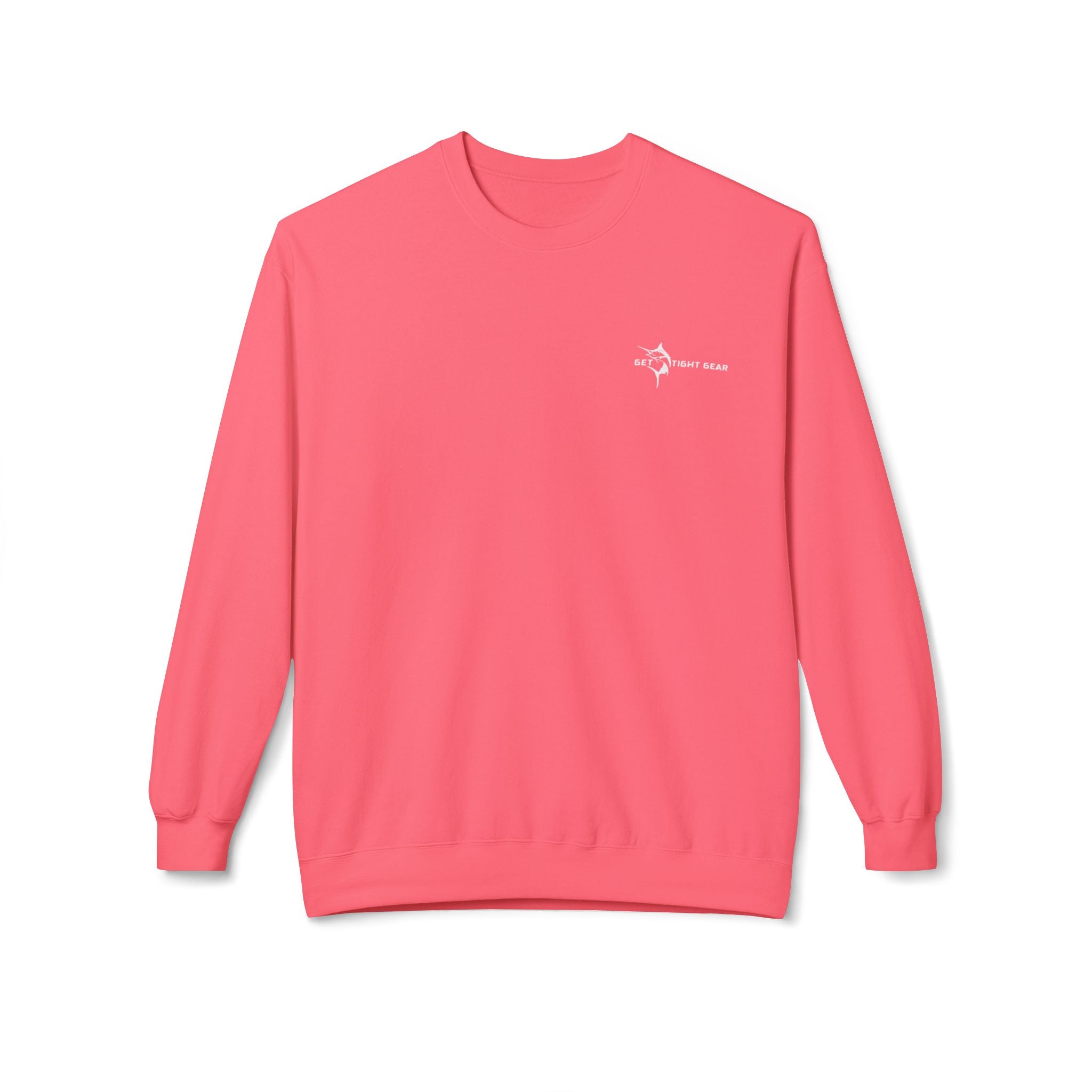Fishing Enthusiast Crewneck Sweatshirt - 'Born to Fish, Forced to Work' - Get Tight Gear