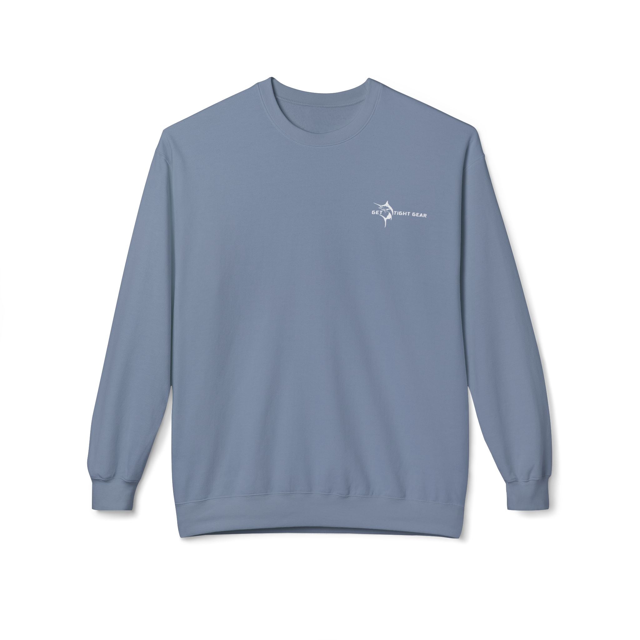 Fishing Enthusiast Crewneck Sweatshirt - 'Born to Fish, Forced to Work' - Get Tight Gear
