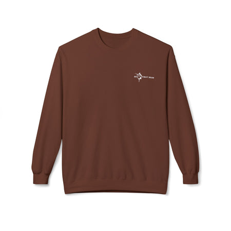 Fishing Enthusiast Crewneck Sweatshirt - 'Born to Fish, Forced to Work' - Get Tight Gear