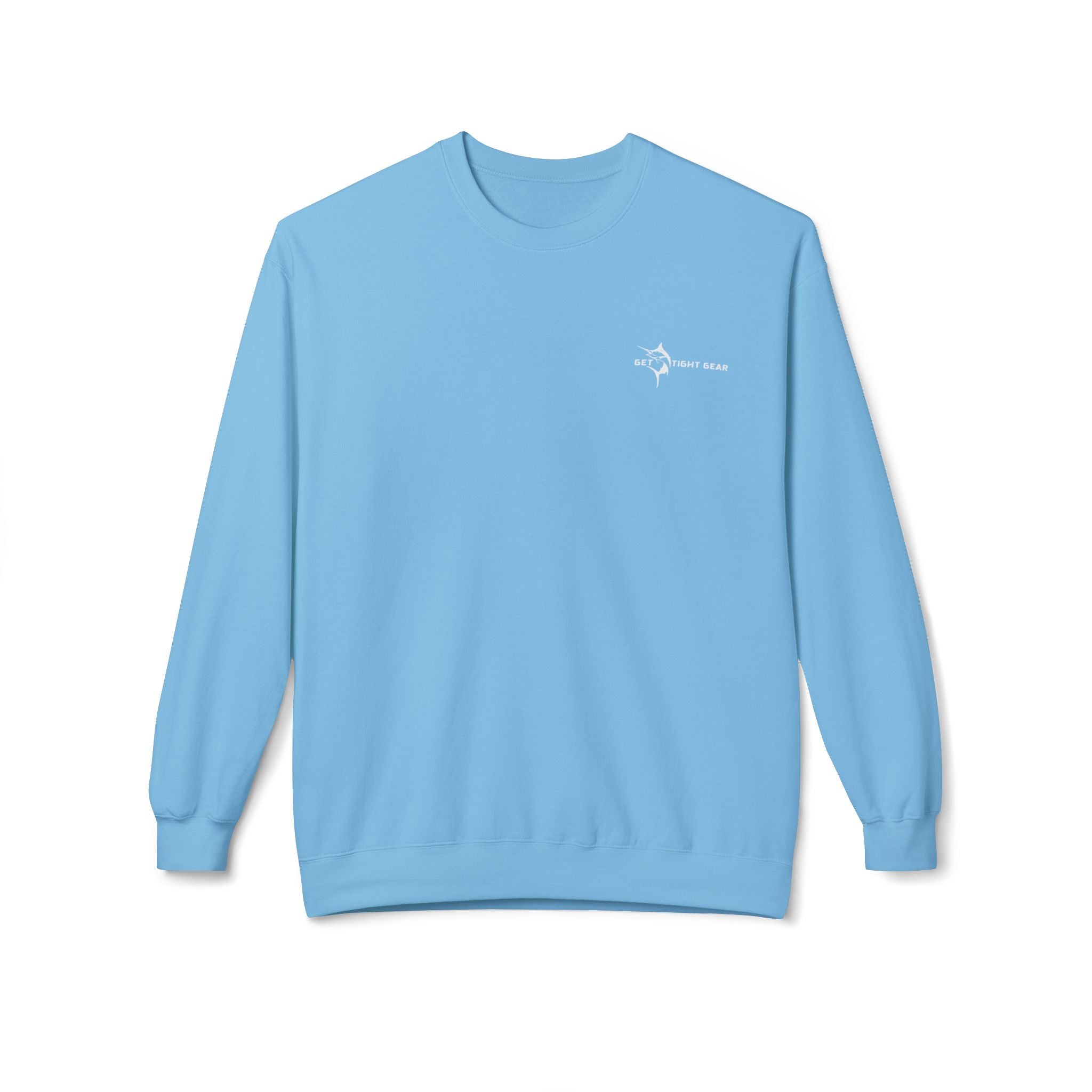 Fishing Enthusiast Crewneck Sweatshirt - 'Born to Fish, Forced to Work' - Get Tight Gear