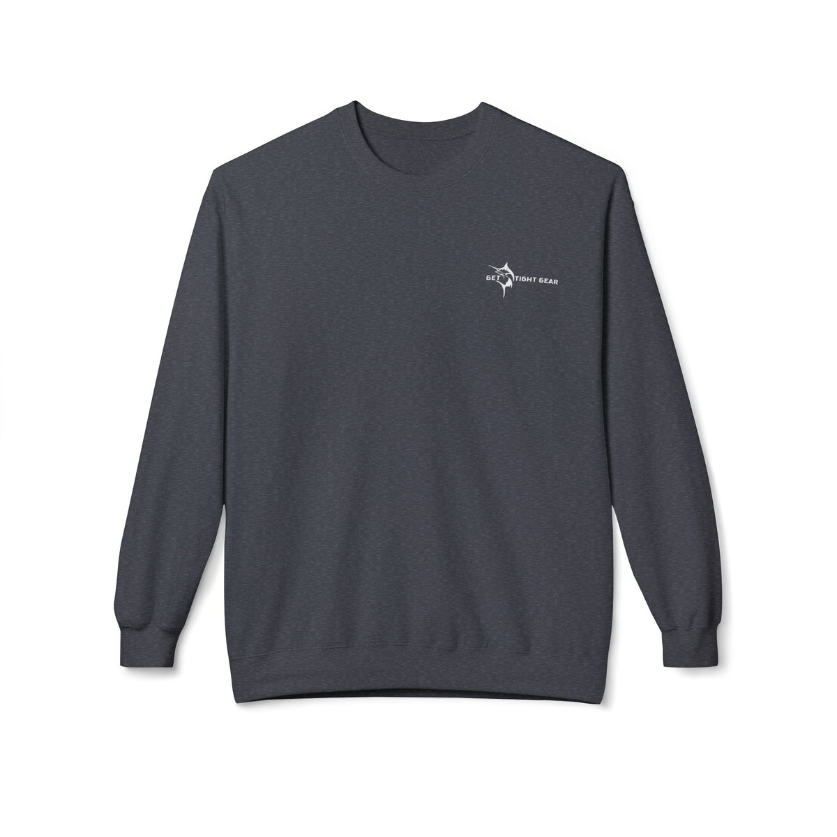 Fishing Enthusiast Crewneck Sweatshirt - 'Born to Fish, Forced to Work' - Get Tight Gear