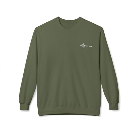 Fishing Enthusiast Crewneck Sweatshirt - 'Born to Fish, Forced to Work' - Get Tight Gear