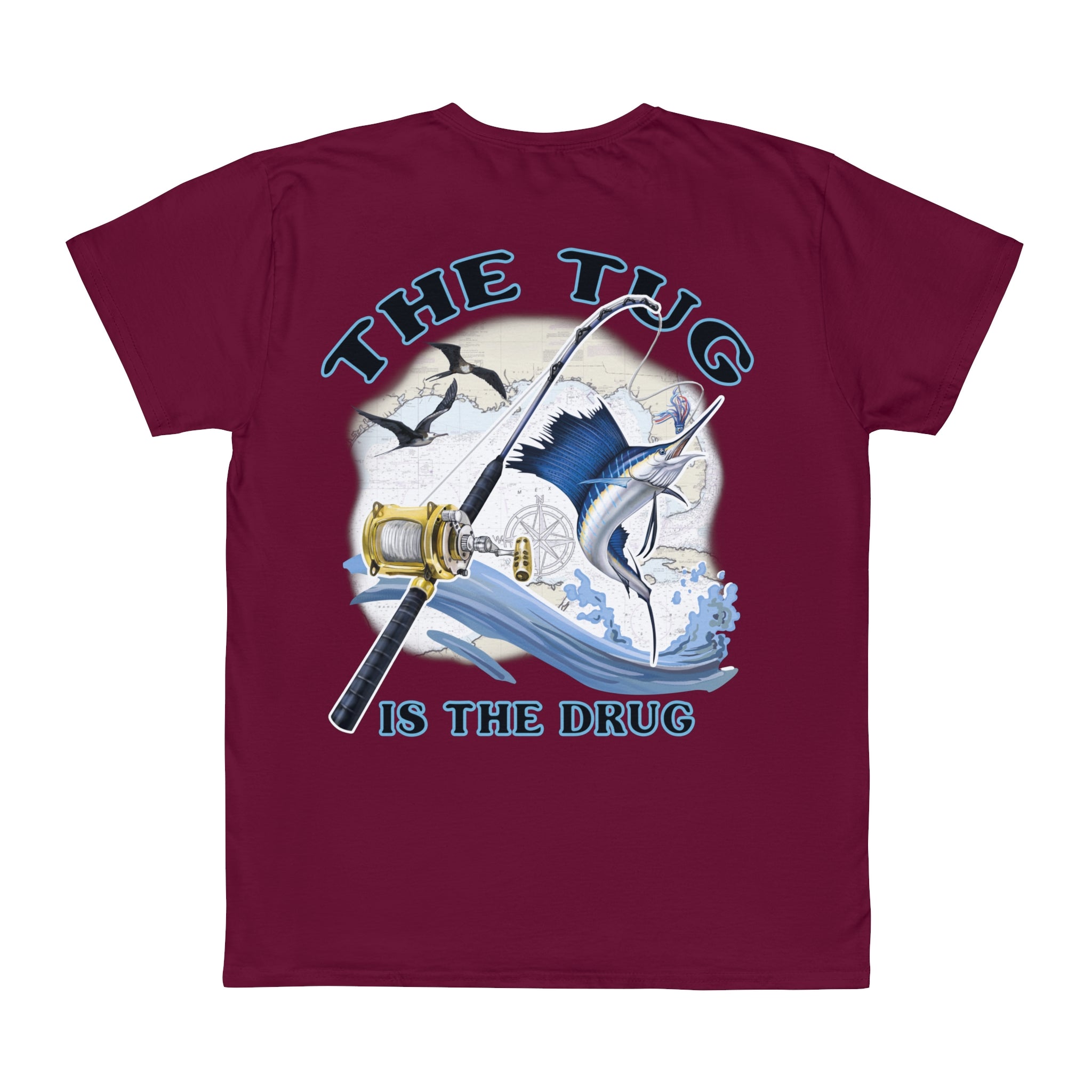 Fishing Enthusiast T-Shirt, Casual Gear, Gift for Anglers, Summer Wear, Outdoor Activities, The Tug is the Drug - Get Tight Gear
