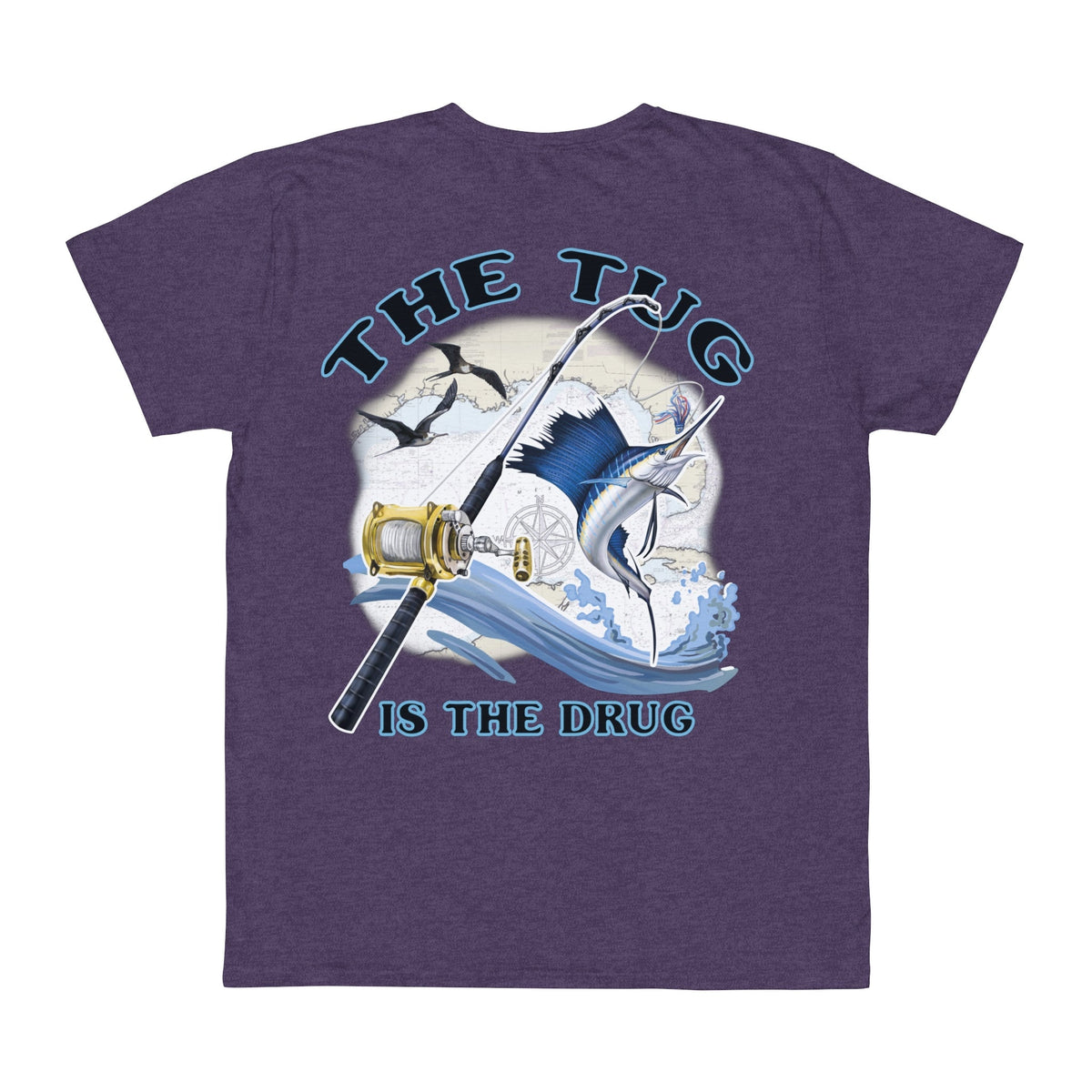 Fishing Enthusiast T-Shirt, Casual Gear, Gift for Anglers, Summer Wear, Outdoor Activities, The Tug is the Drug - Get Tight Gear