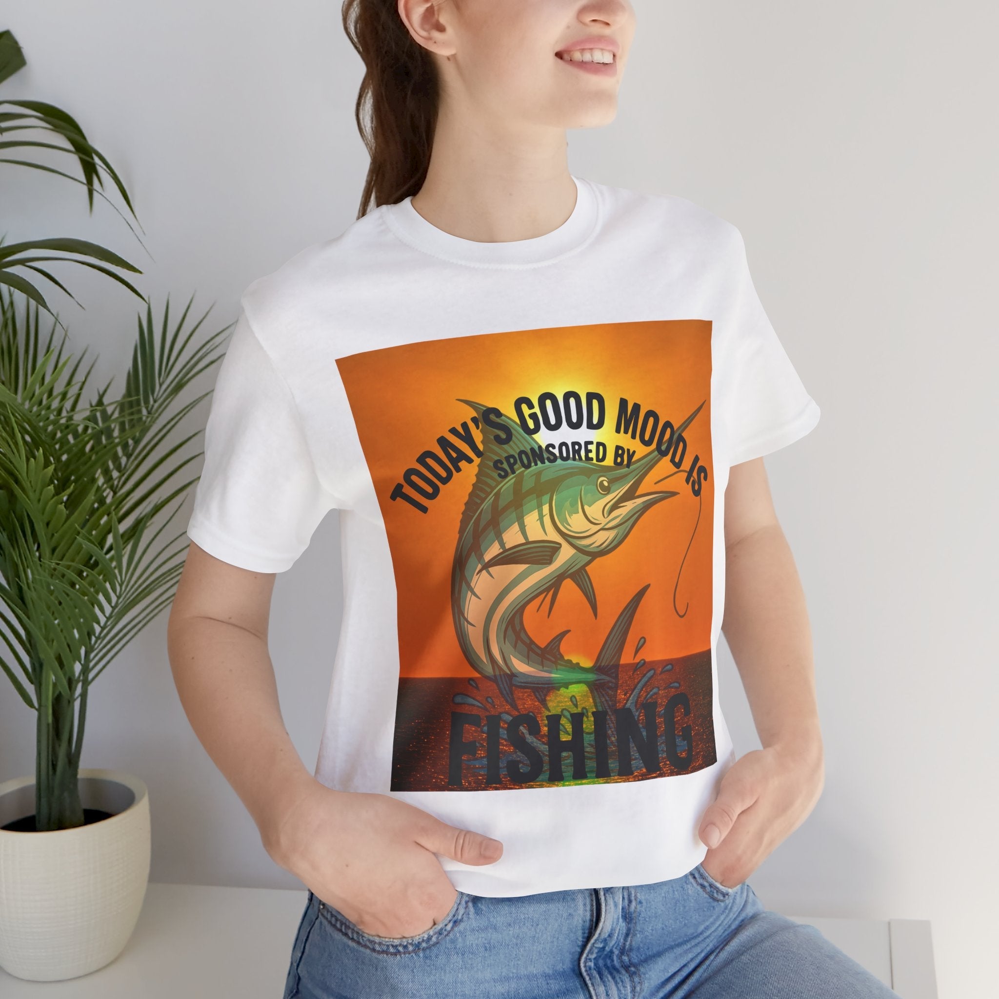 Fishing Good Vibes Unisex T-Shirt - Perfect for Anglers and Outdoor Enthusiasts - Get Tight Gear