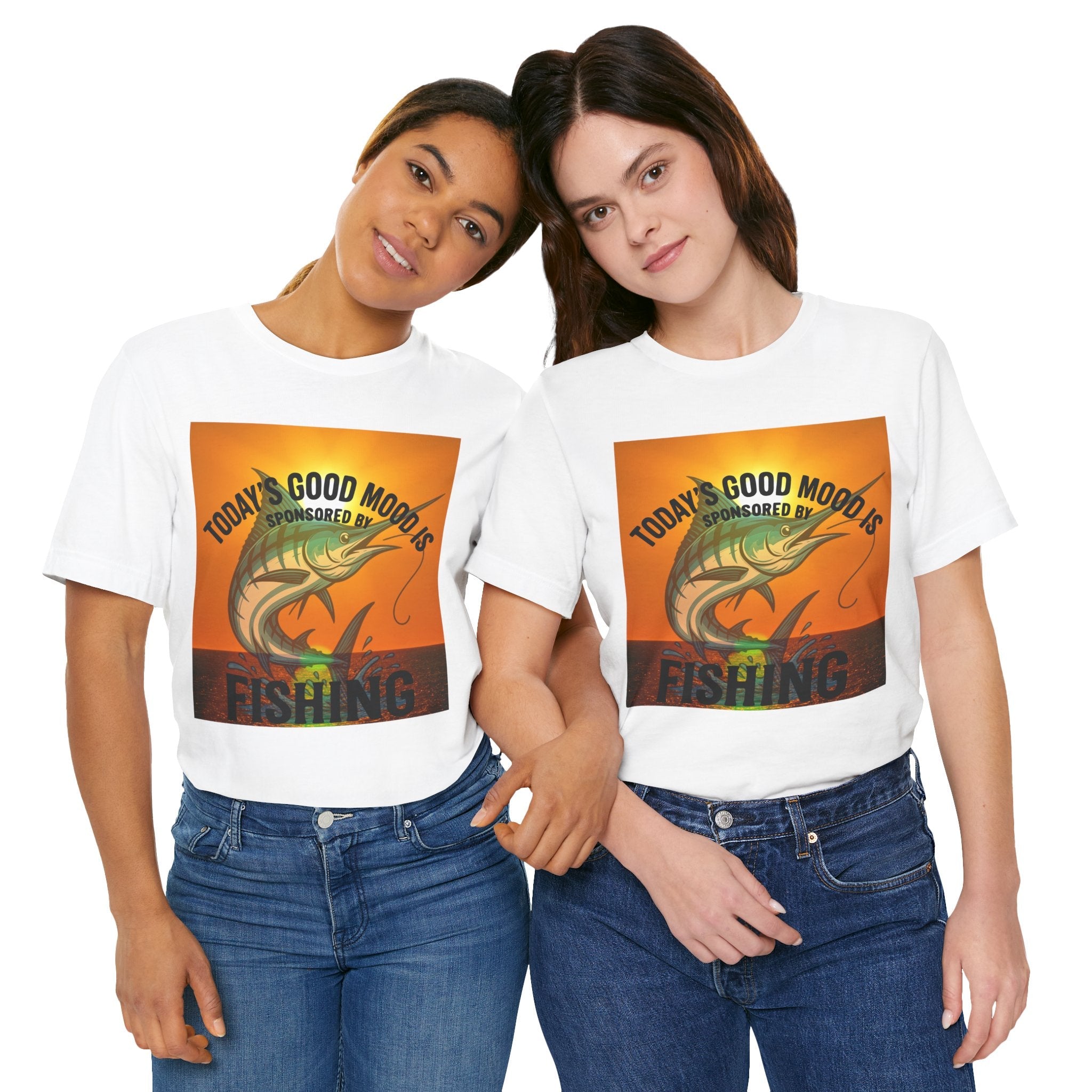 Fishing Good Vibes Unisex T-Shirt - Perfect for Anglers and Outdoor Enthusiasts - Get Tight Gear