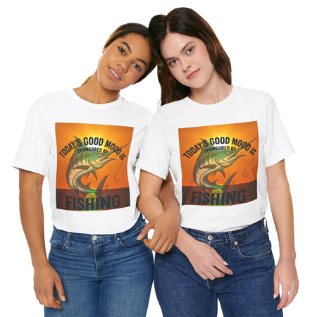 Fishing Good Vibes Unisex T-Shirt - Perfect for Anglers and Outdoor Enthusiasts - Get Tight Gear