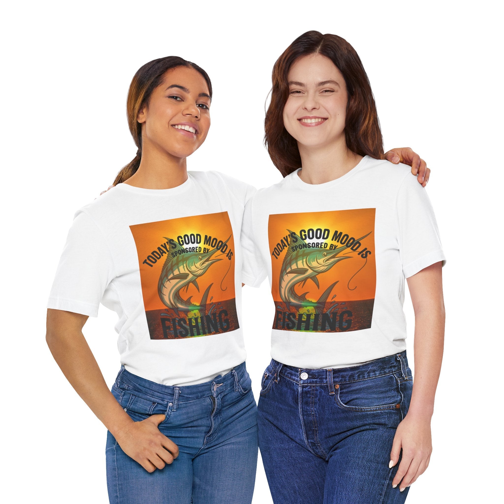 Fishing Good Vibes Unisex T-Shirt - Perfect for Anglers and Outdoor Enthusiasts - Get Tight Gear