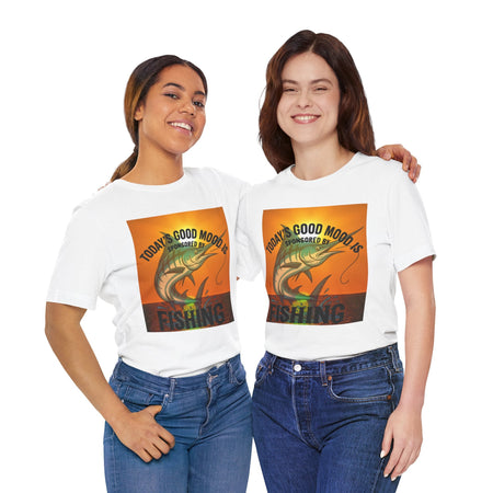 Fishing Good Vibes Unisex T-Shirt - Perfect for Anglers and Outdoor Enthusiasts - Get Tight Gear