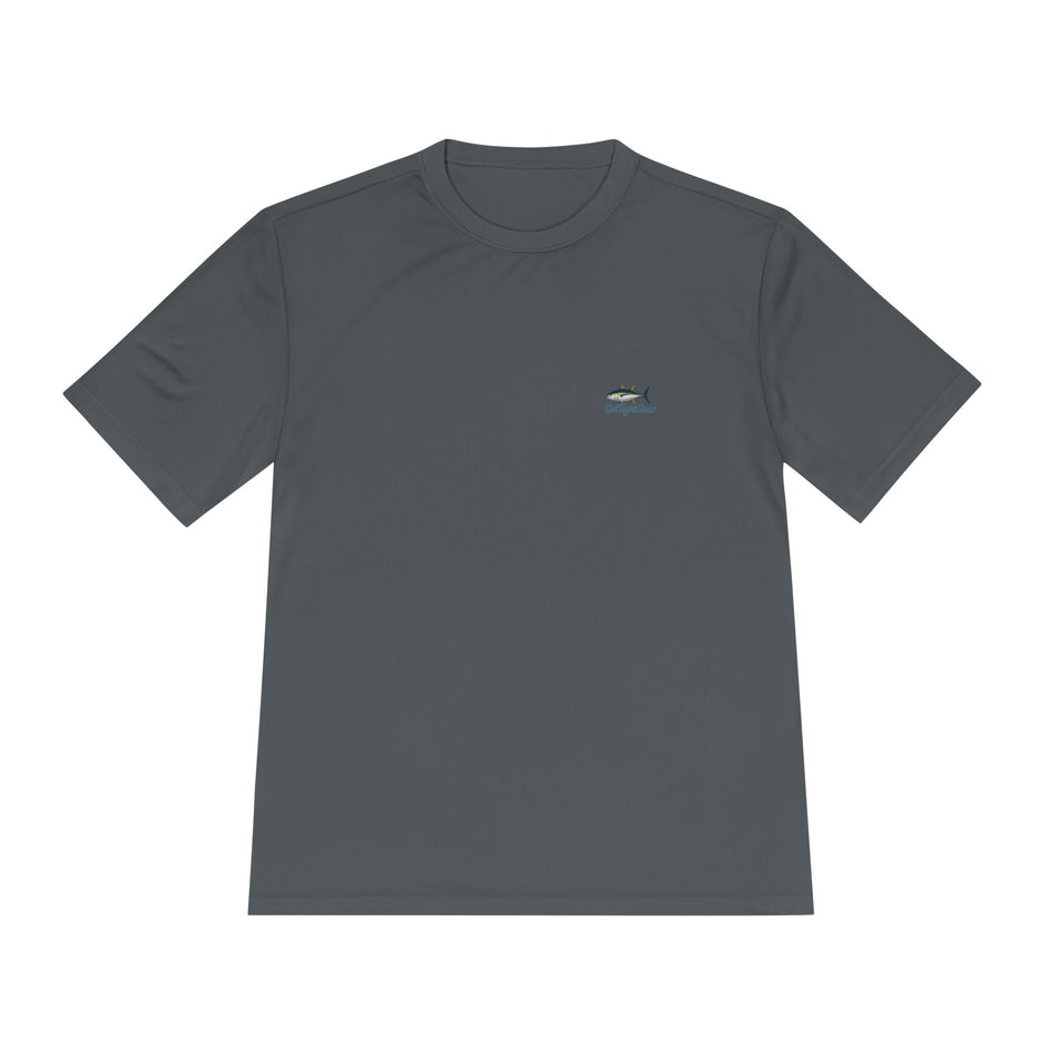 Fishing Graphic Moisture Wicking Tee - "The Tug Is The Drug™" - Get Tight Gear