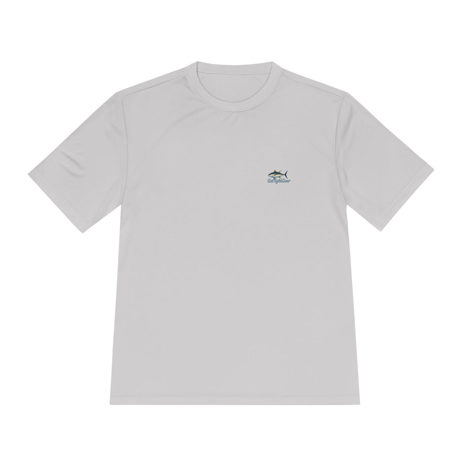 Fishing Graphic Moisture Wicking Tee - "The Tug Is The Drug™" - Get Tight Gear