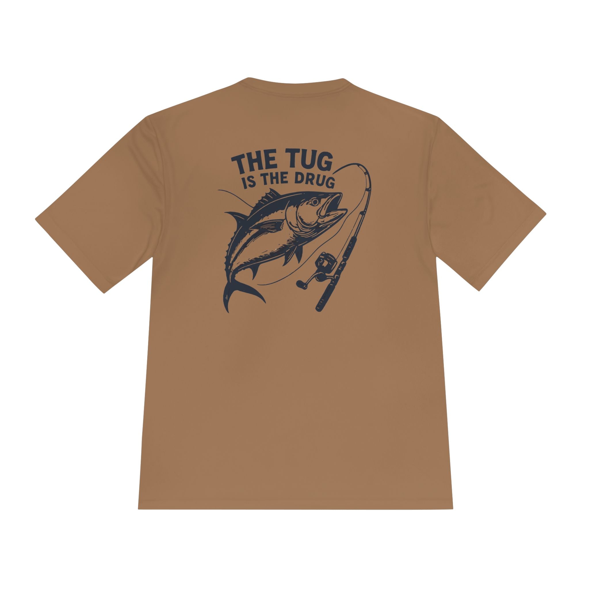 Fishing Graphic Moisture Wicking Tee - "The Tug Is The Drug™" - Get Tight Gear