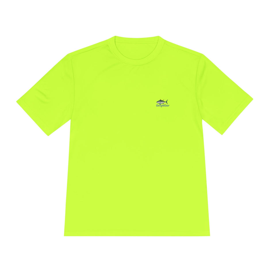 Fishing Graphic Moisture Wicking Tee - "The Tug Is The Drug™" - Get Tight Gear