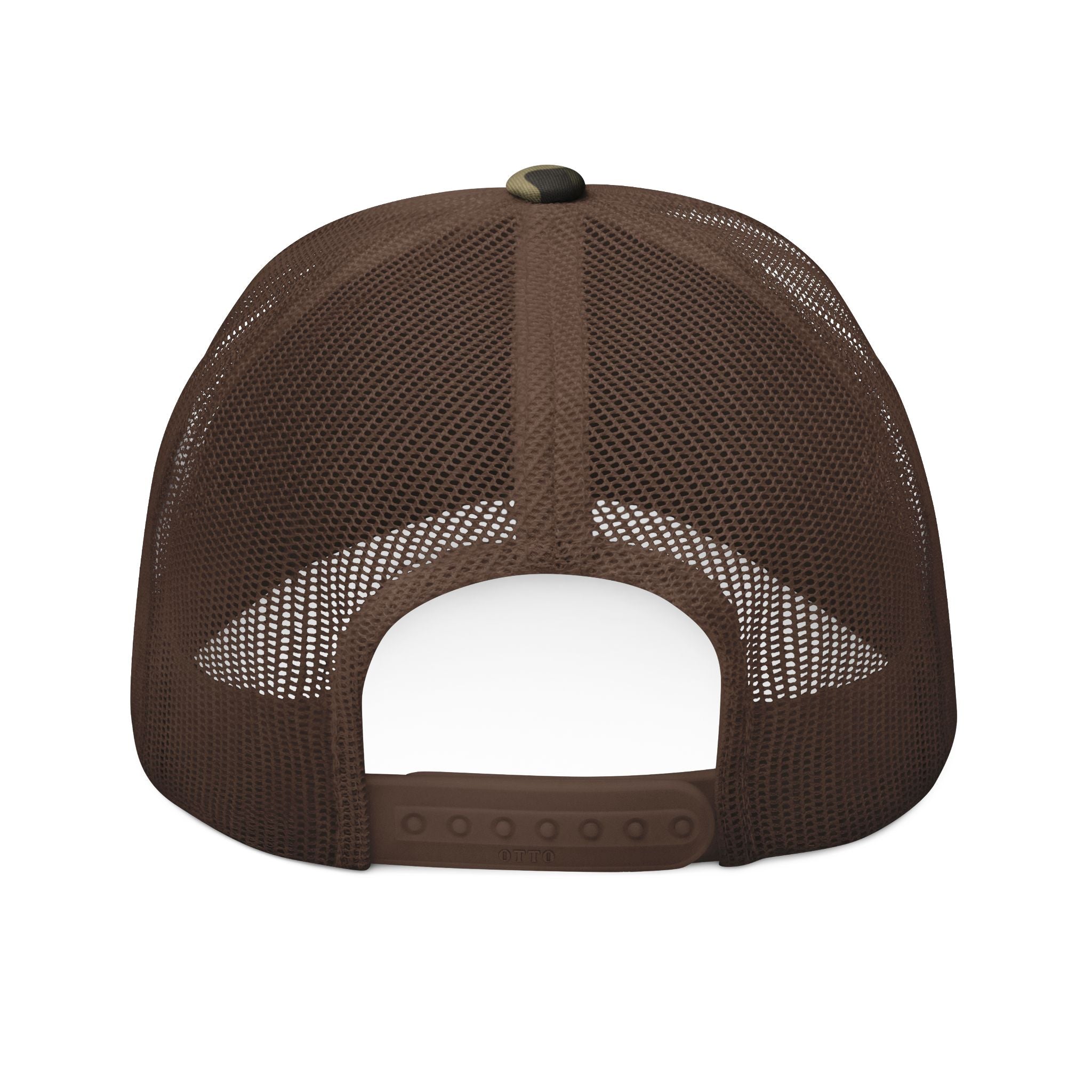 Fishing In The Gulf Camouflage Trucker Hat - Embroidered Outdoor Cap - Get Tight Gear