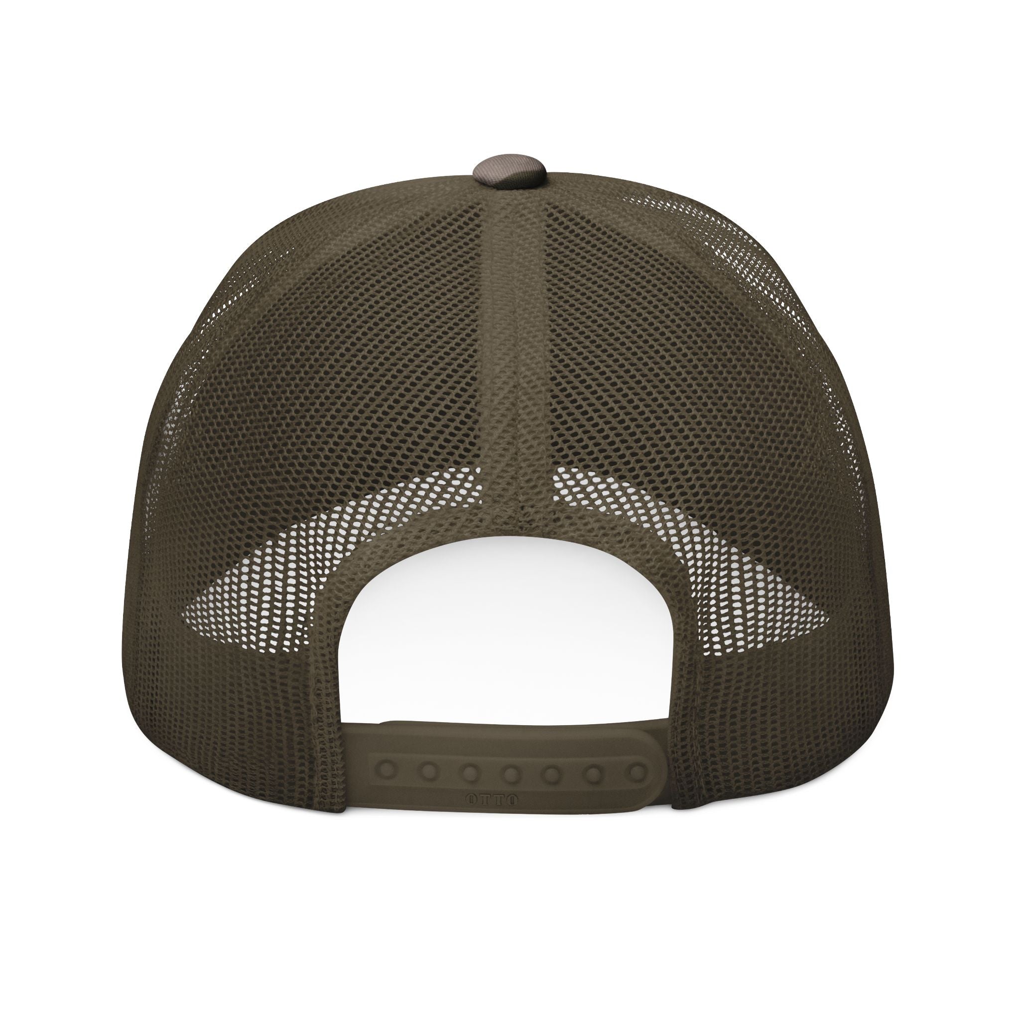 Fishing In The Gulf Camouflage Trucker Hat - Embroidered Outdoor Cap - Get Tight Gear