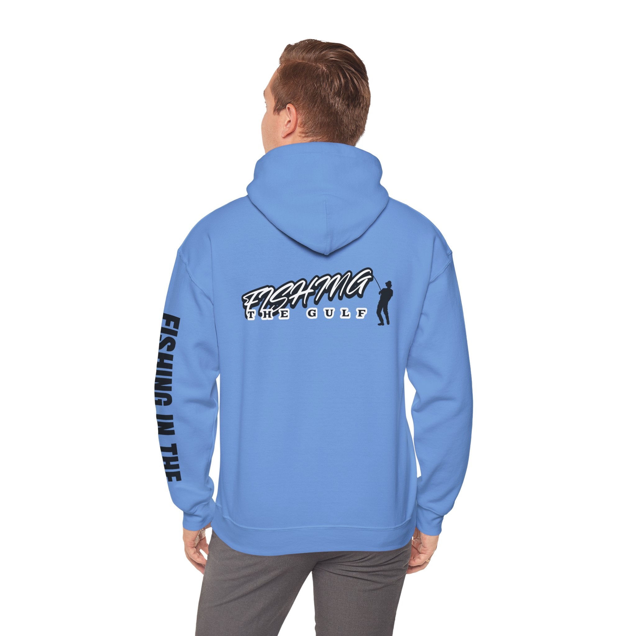 Fishing In The Gulf Hoodie - Unisex Heavy Blend Sweatshirt for Fishing Lovers - Get Tight Gear
