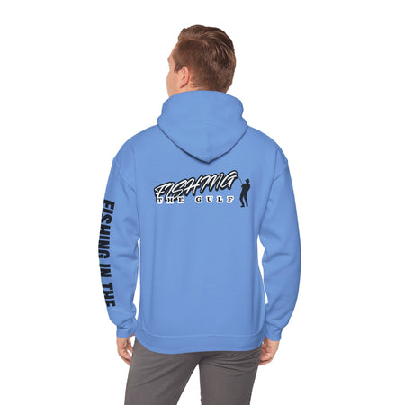 Fishing In The Gulf Hoodie - Unisex Heavy Blend Sweatshirt for Fishing Lovers - Get Tight Gear