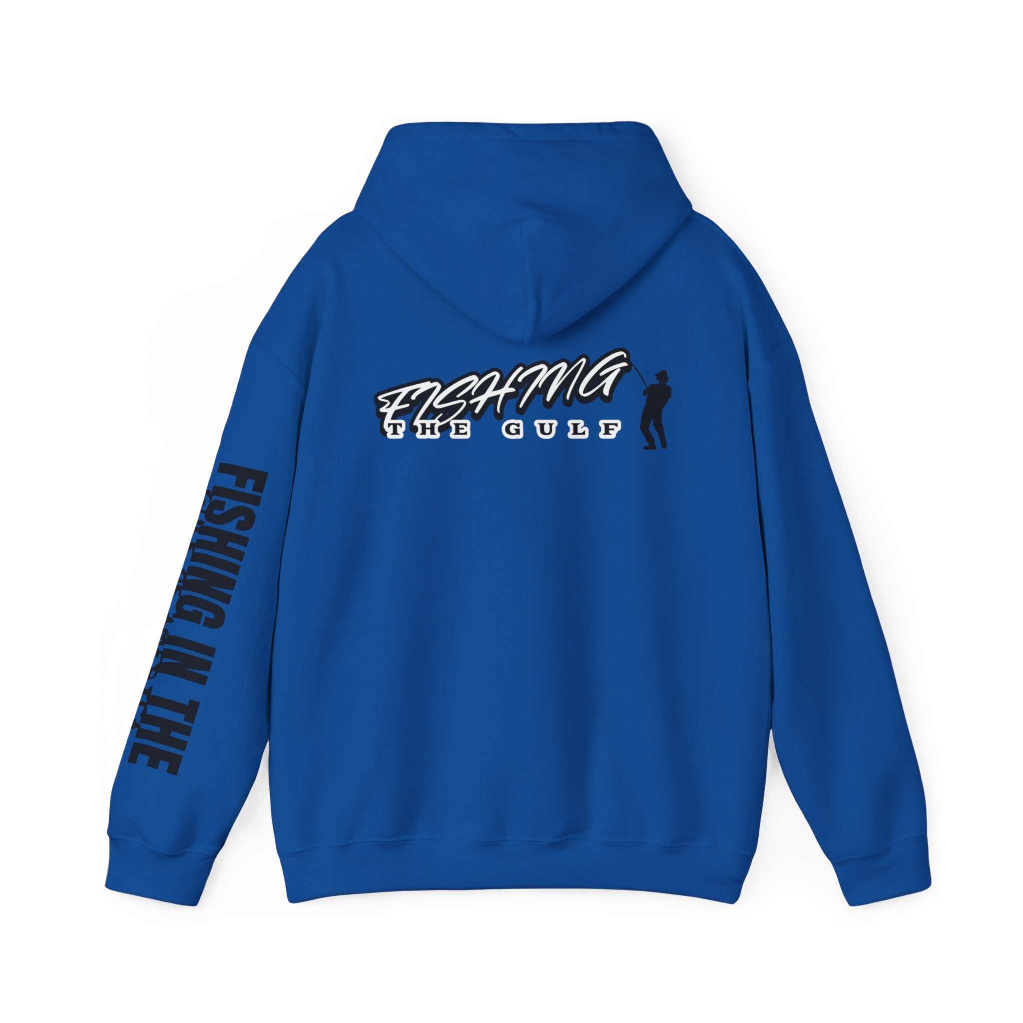 Fishing In The Gulf Hoodie - Unisex Heavy Blend Sweatshirt for Fishing Lovers - Get Tight Gear
