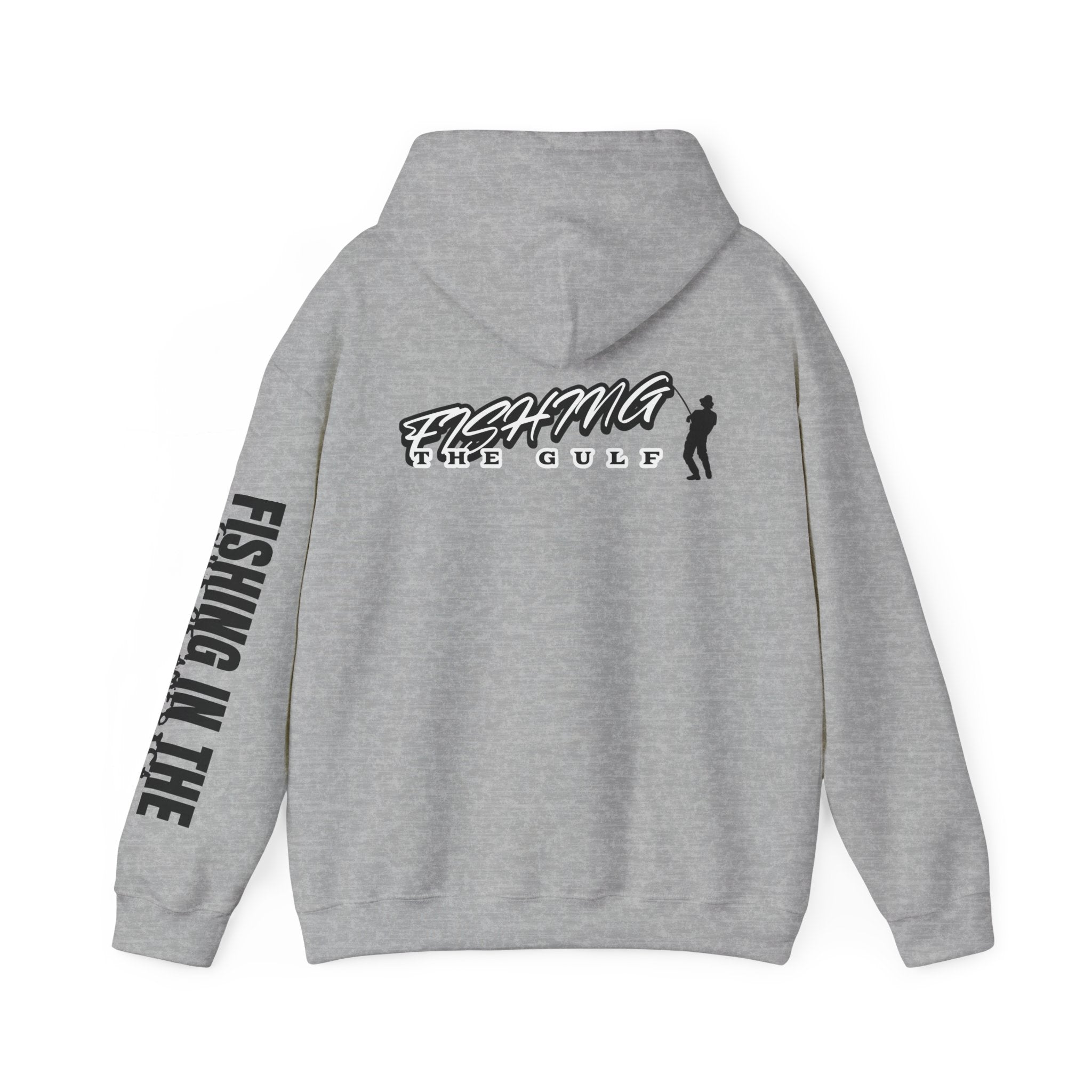 Fishing In The Gulf Hoodie - Unisex Heavy Blend Sweatshirt for Fishing Lovers - Get Tight Gear