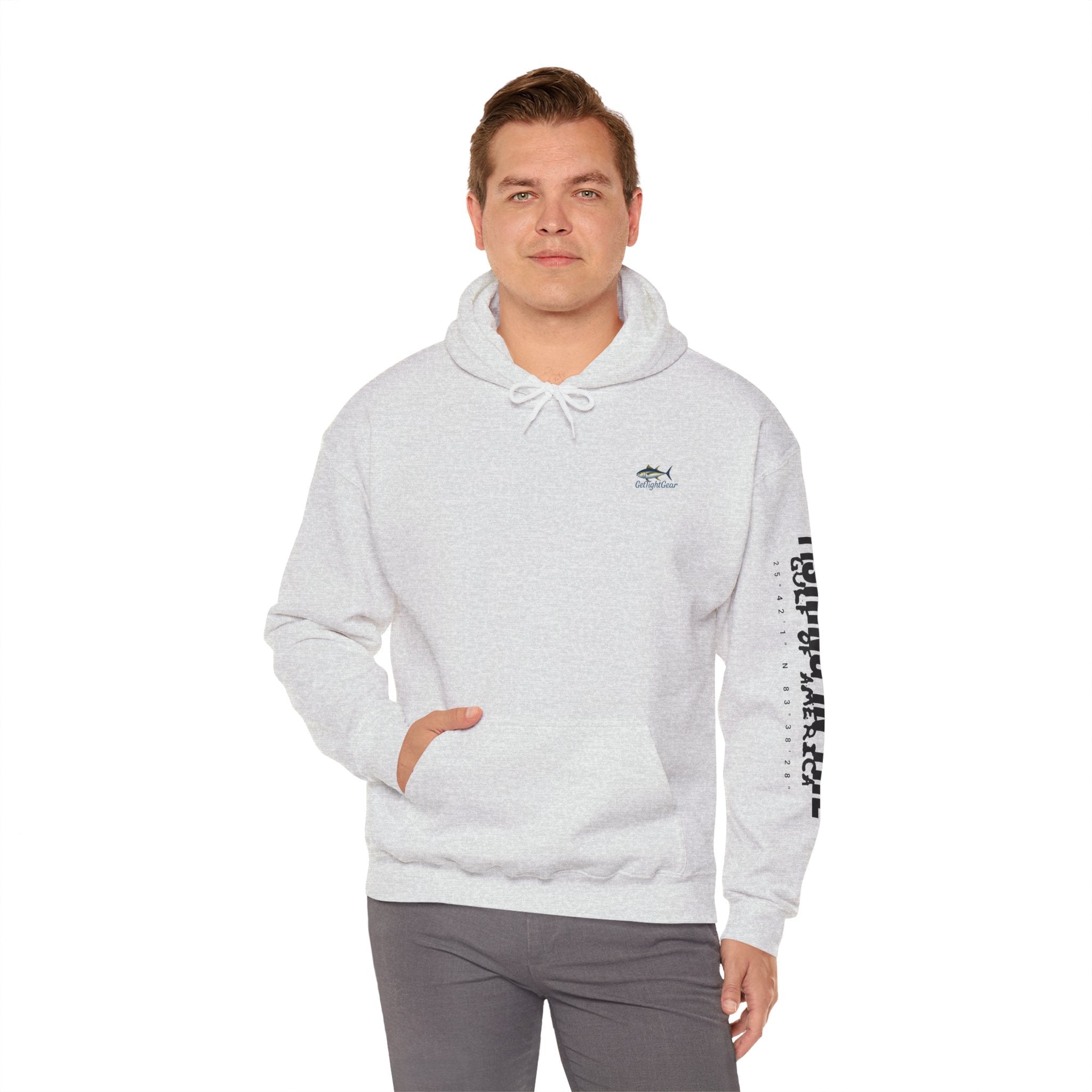 Fishing In The Gulf Hoodie - Unisex Heavy Blend Sweatshirt for Fishing Lovers - Get Tight Gear