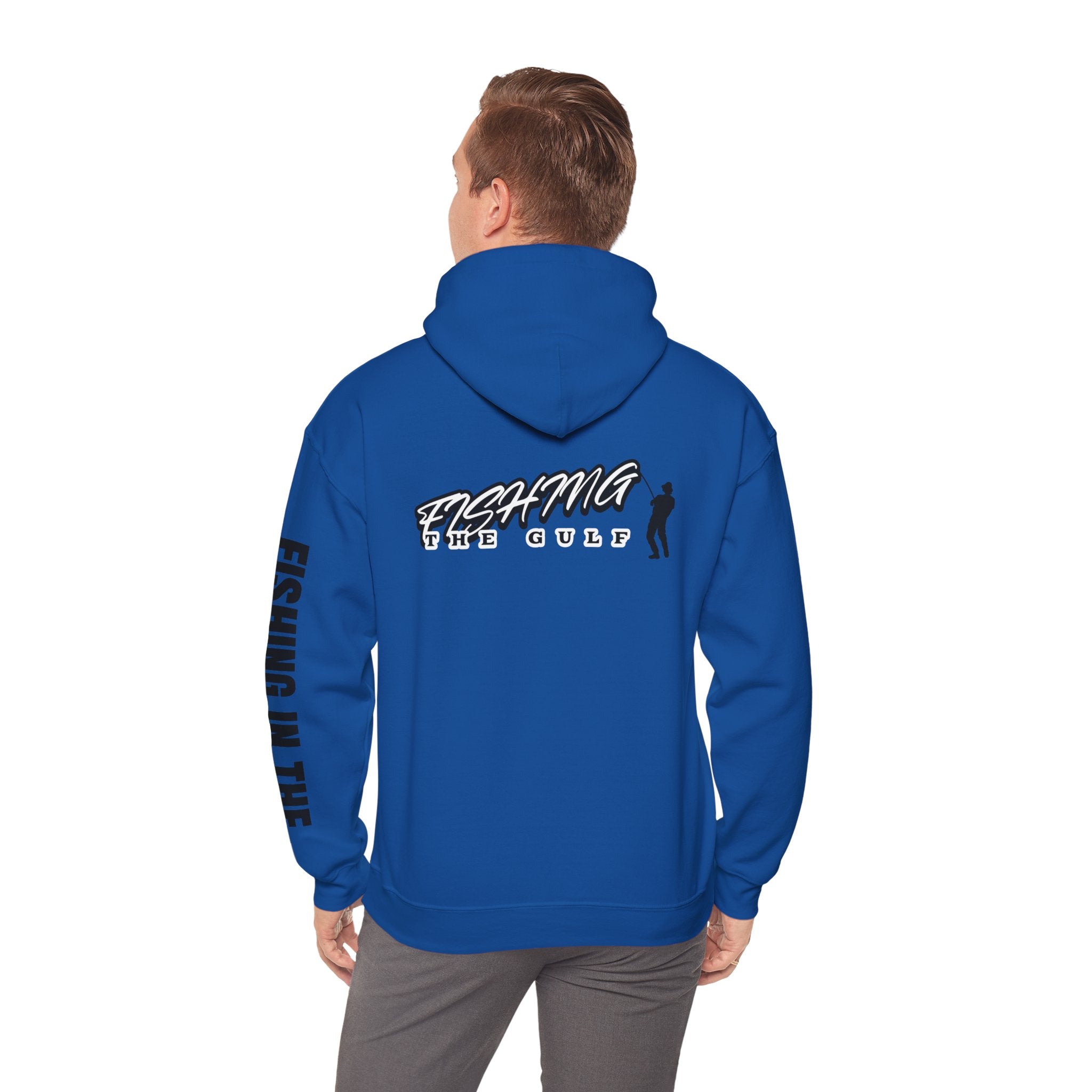 Fishing In The Gulf Hoodie - Unisex Heavy Blend Sweatshirt for Fishing Lovers - Get Tight Gear